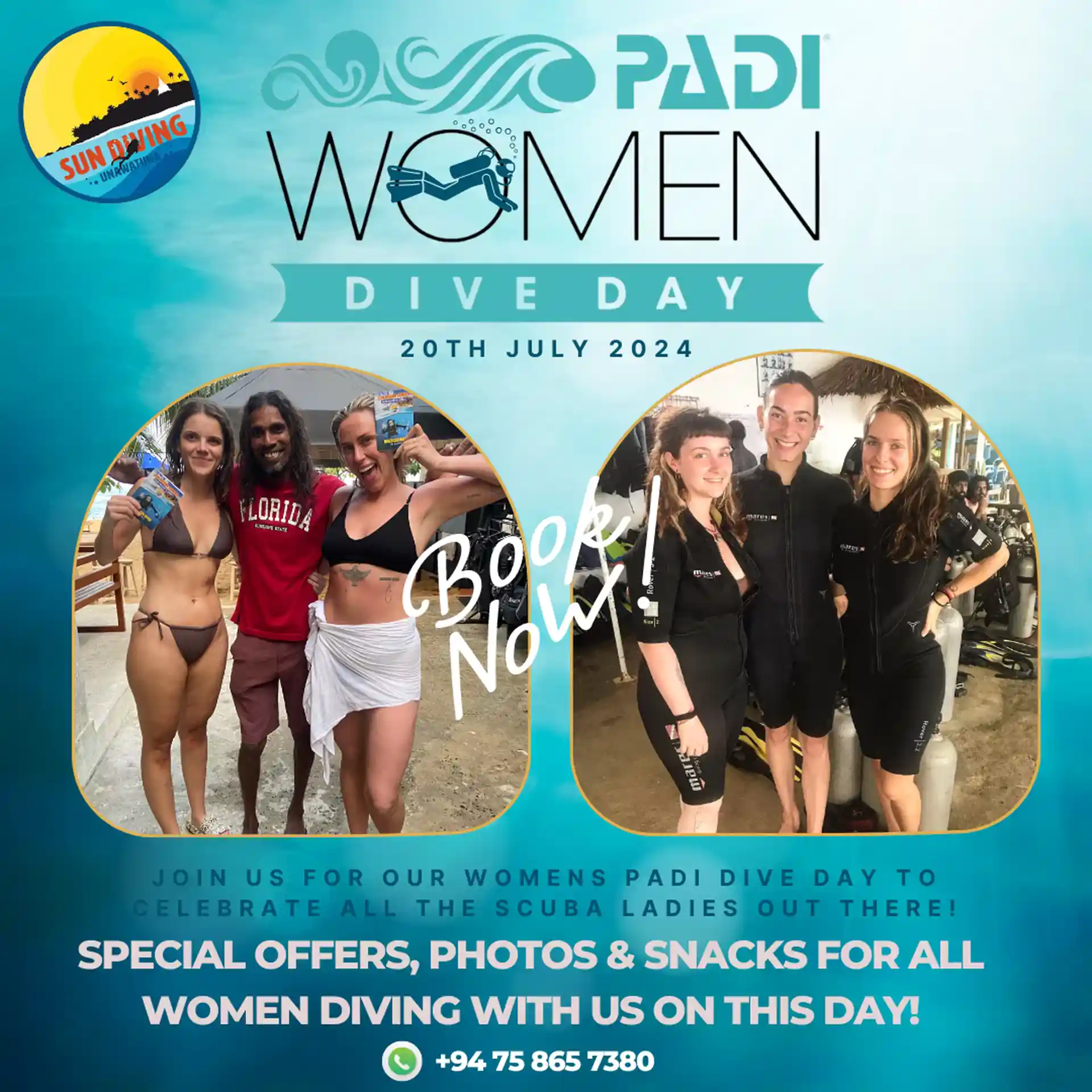 PADI Women's Dive Day is coming up in a couple of months on Saturday 20th July 2024. For those ladies out there who are looking for an excuse for another adventure. Ocean Tribe has put together some offers for our female customers to celebrate the day.