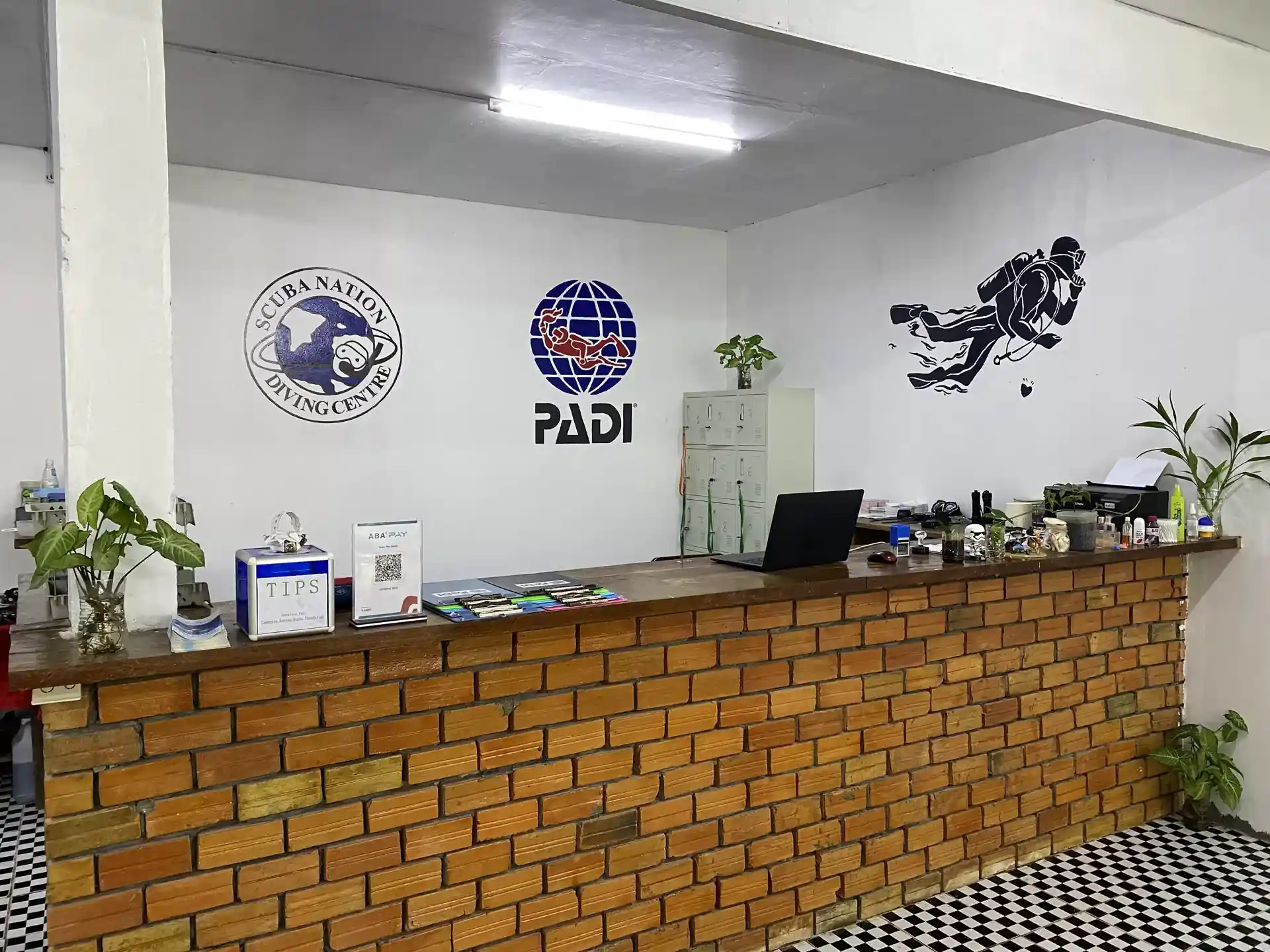 Photo du magasin de plongée