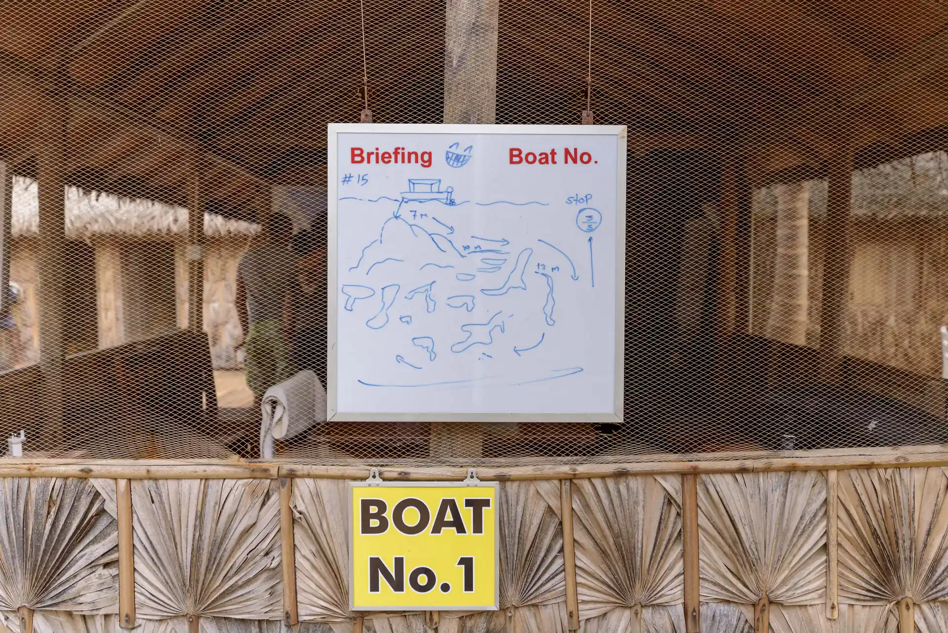 Choose from different dive spots