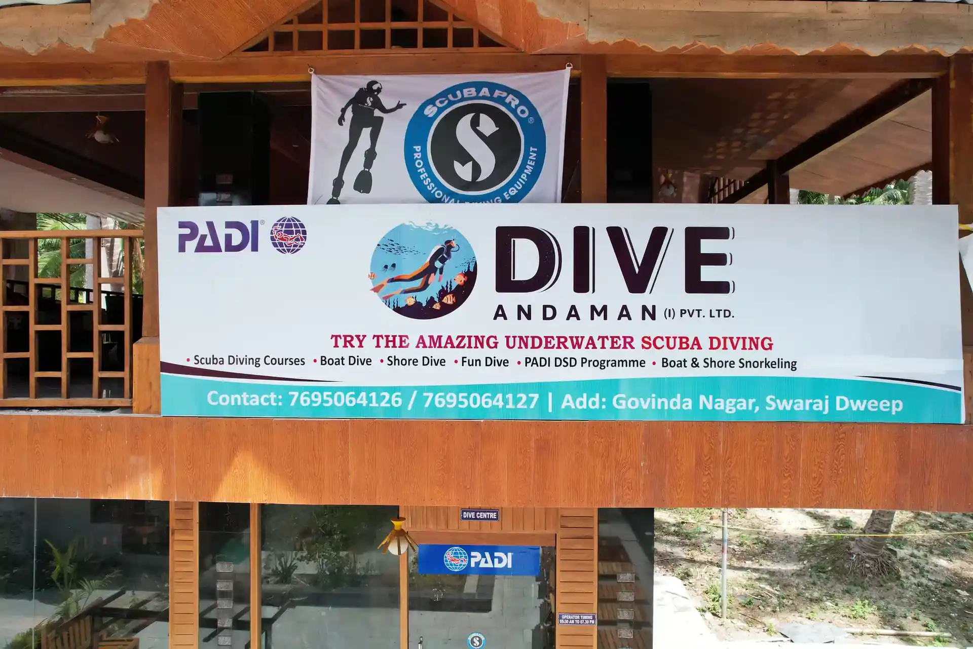 Dive shop photo