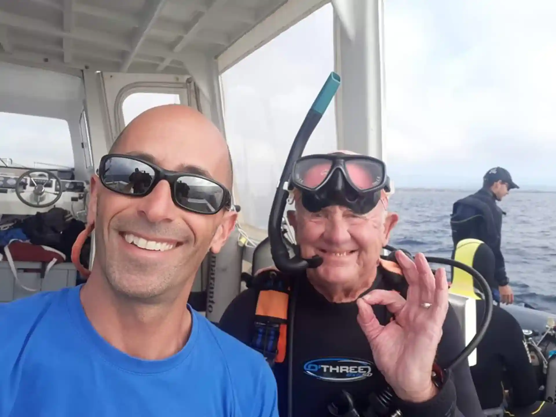 Friendly team and friendly divers, a fun day with our diving opportunities