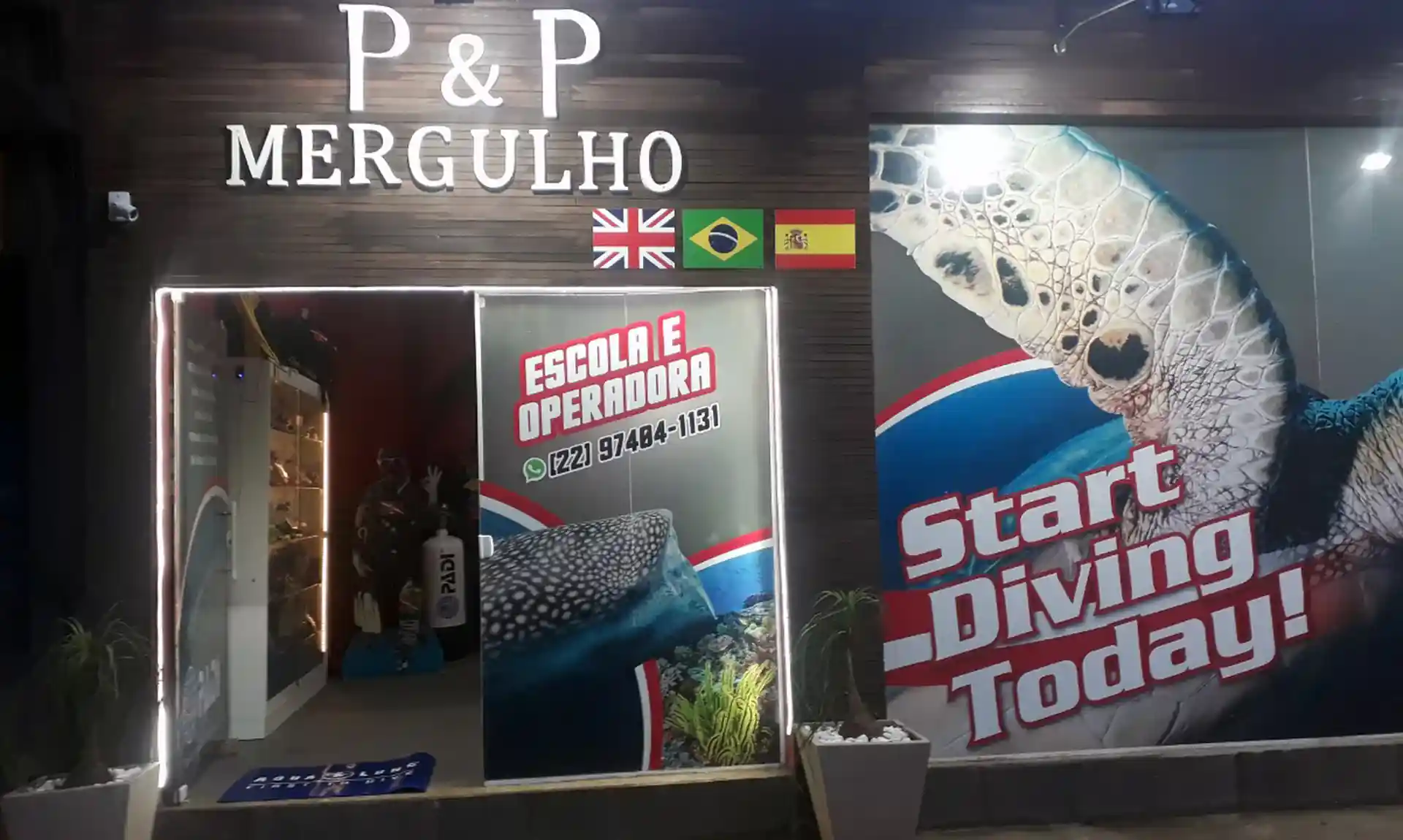 Dive shop photo