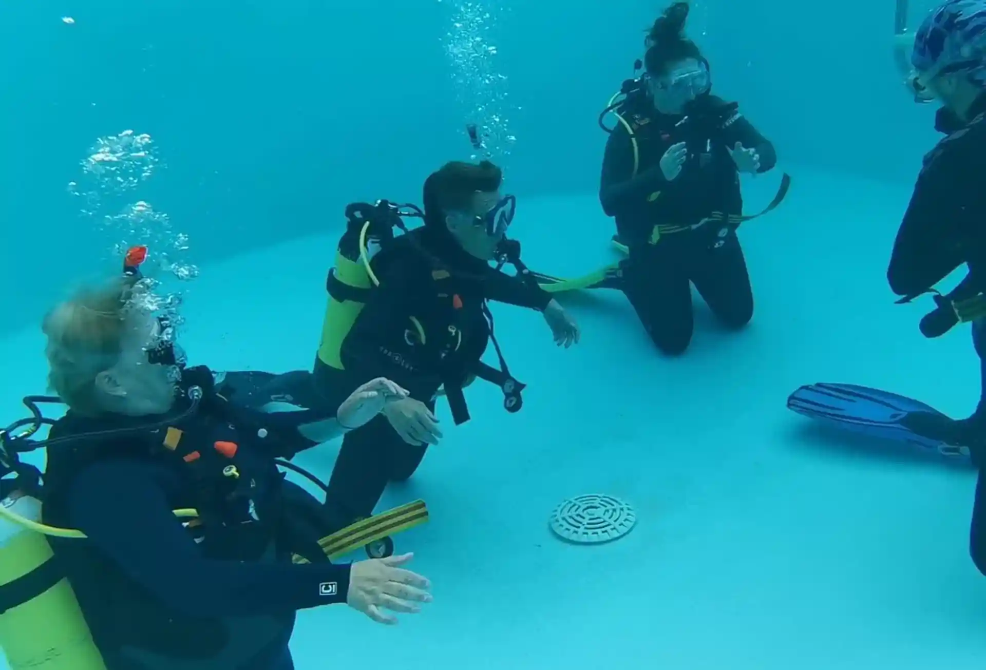 Underwater skills training