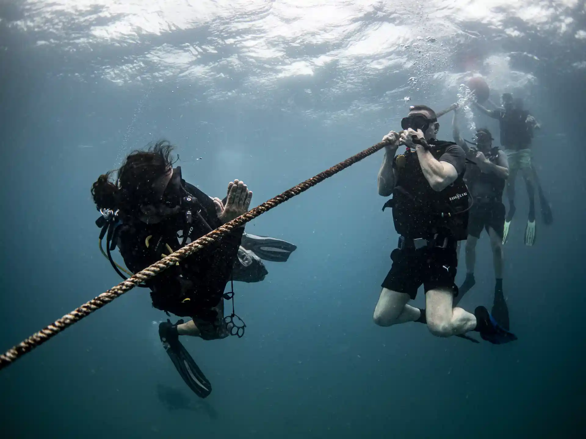 Descenso al arrecife