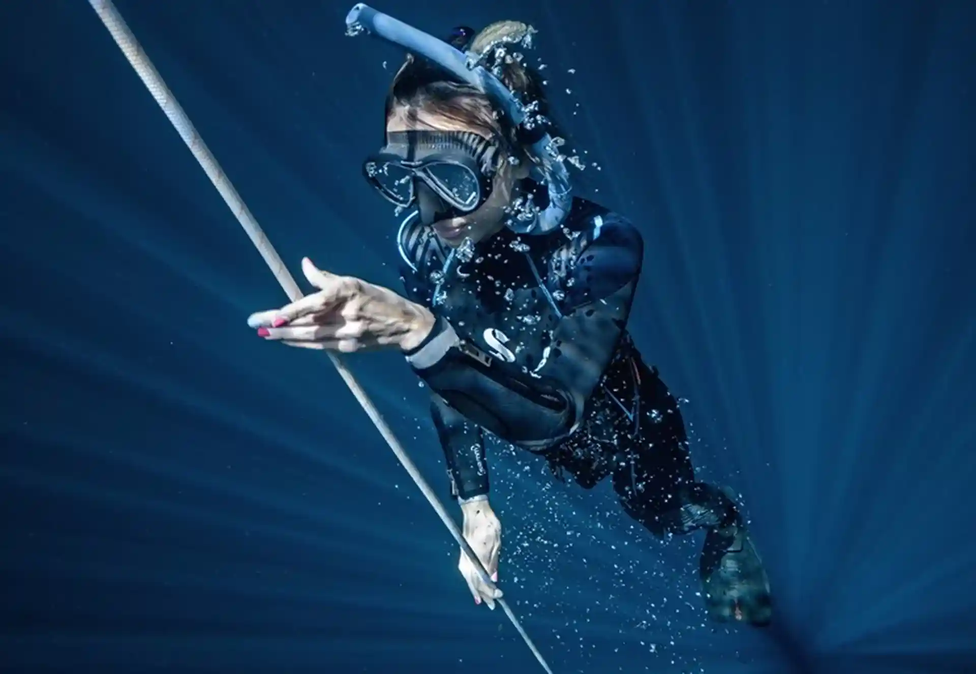 Freediving is about inward power, discipline and control