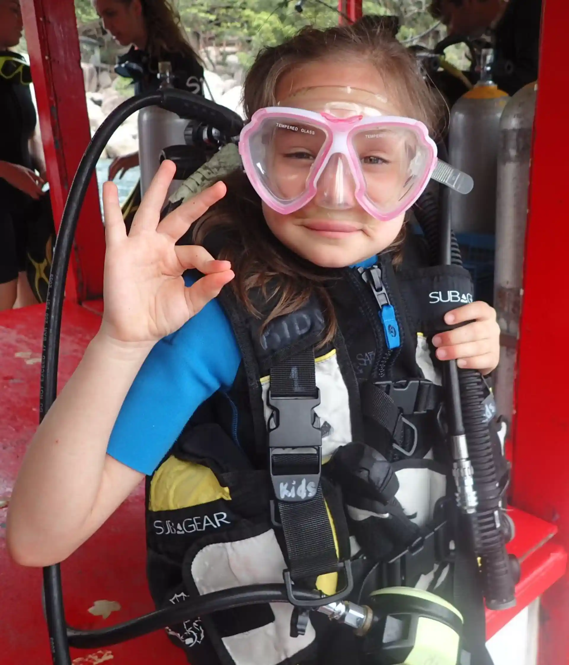 On the dive boat - ready to dive!