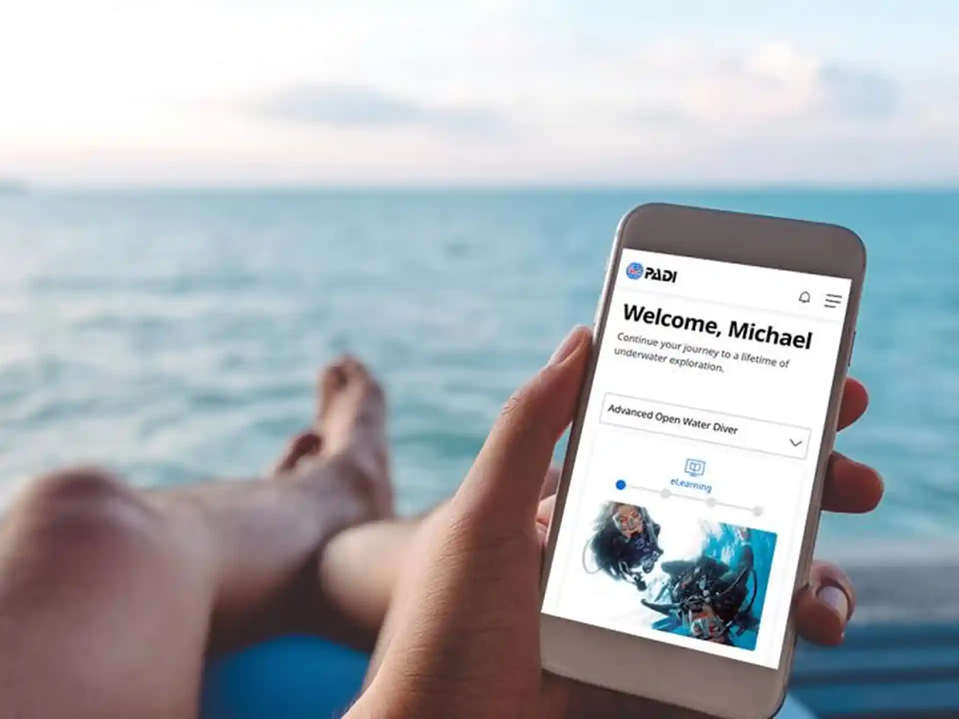 Step 1 - Get your PADI eLearning Discover Scuba Diving Program (IMPORTANT: you must complete your eLearning BEFORE arrival, or  it will not be possible to dive).