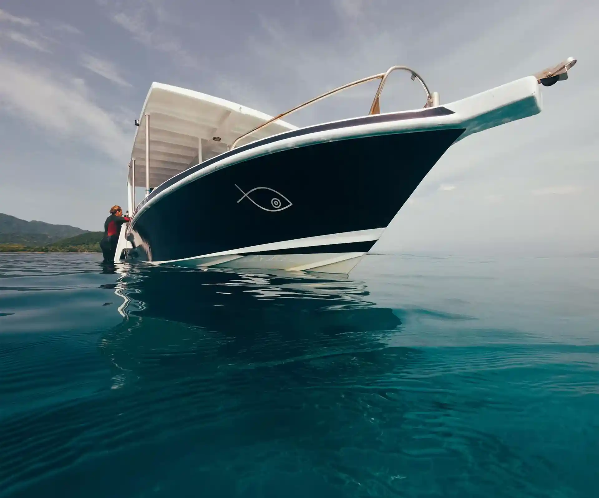 Our boat, Paragon