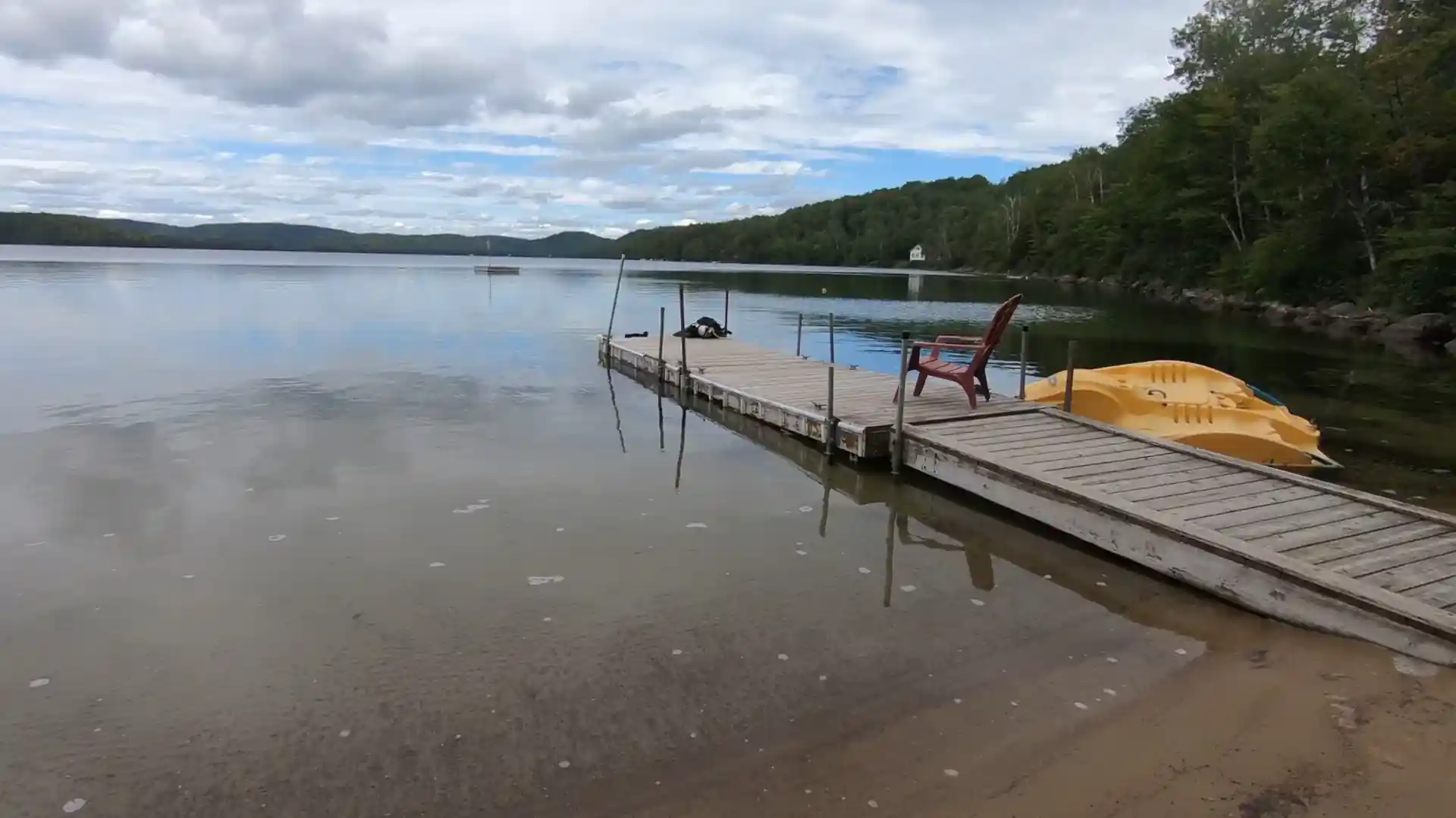 base de plongée lac Sacacomie