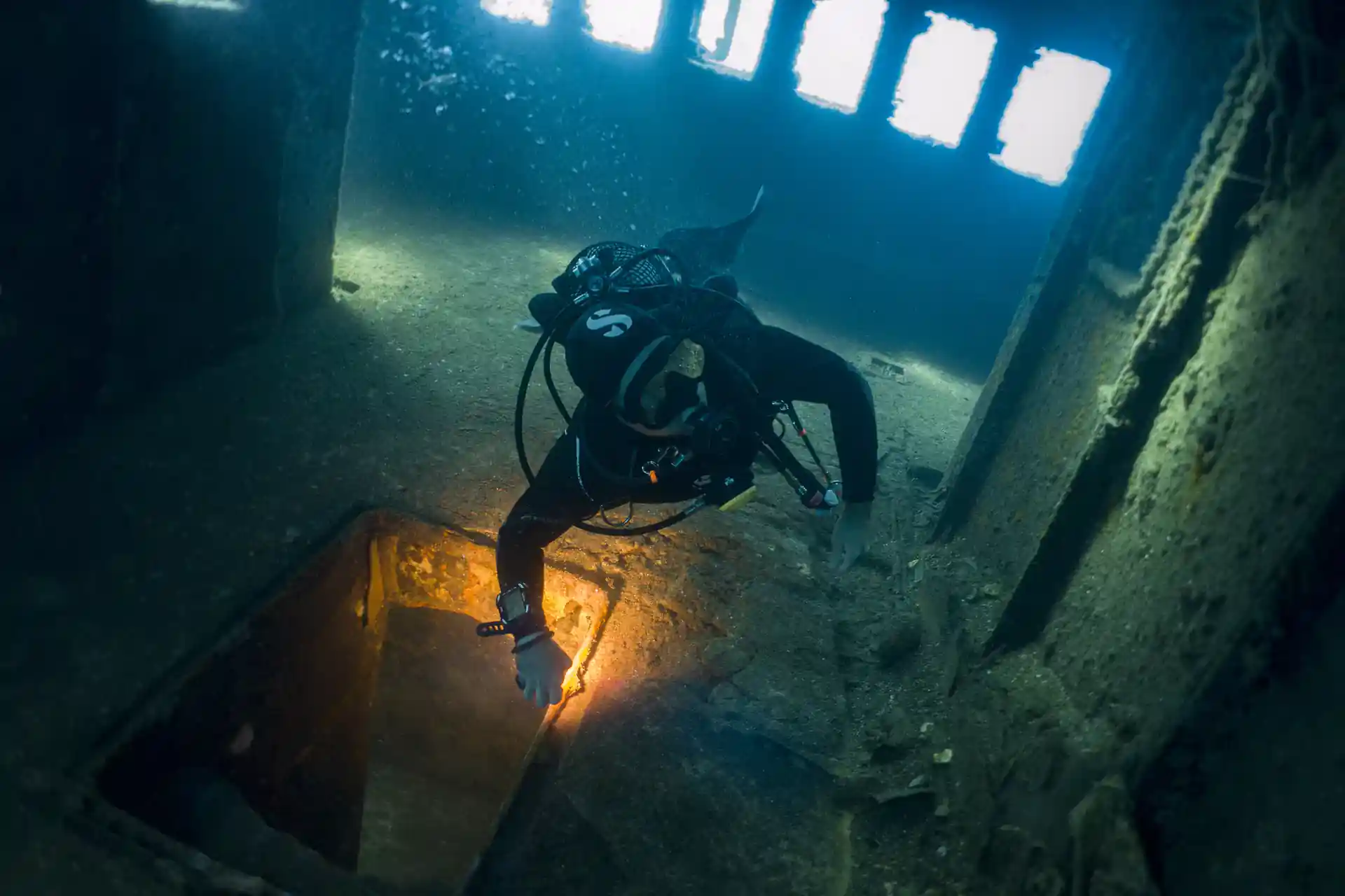 Inside The Old Lady — safe penetration into her sheltered spaces.