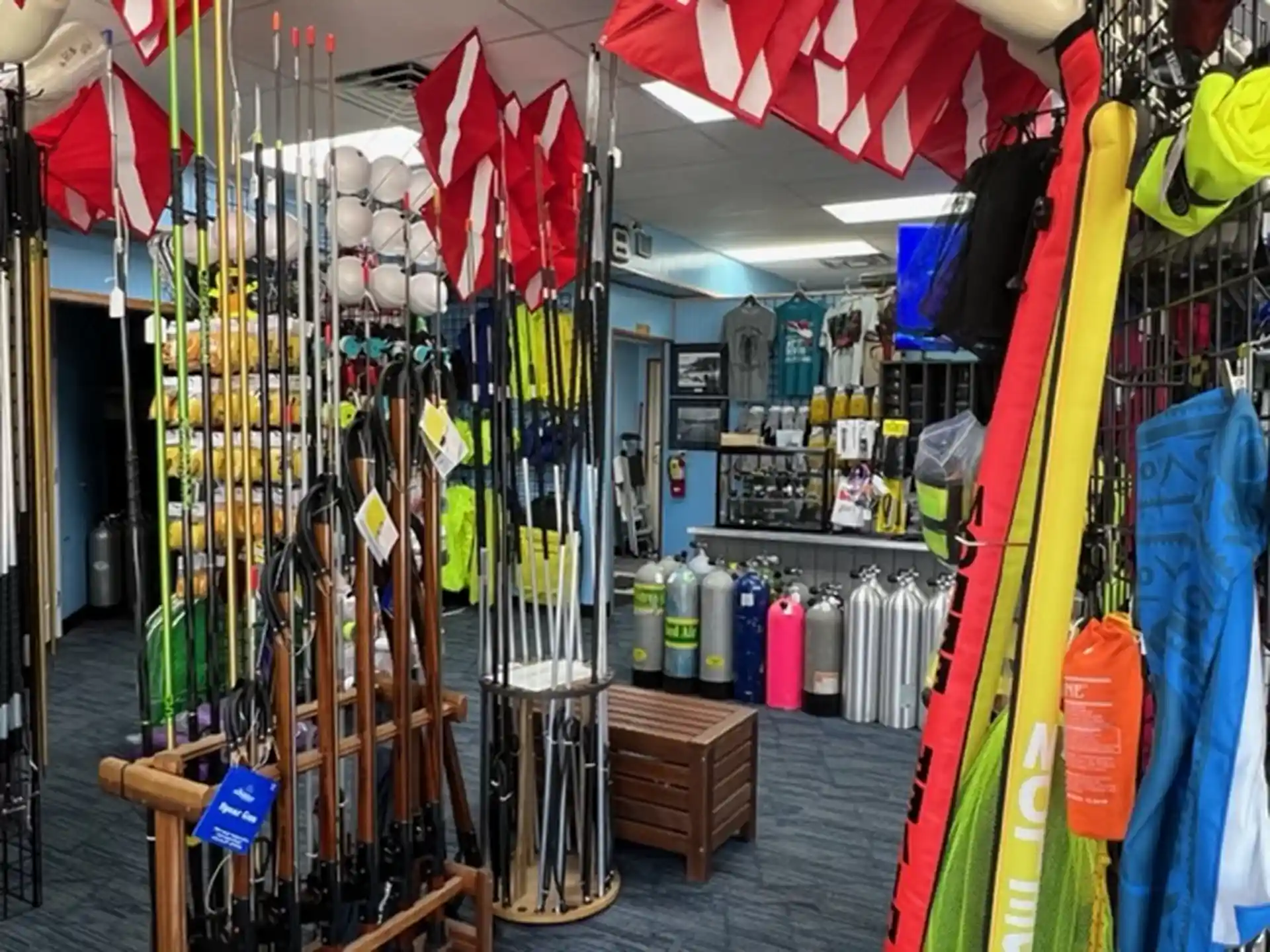 Foto de la tienda de buceo