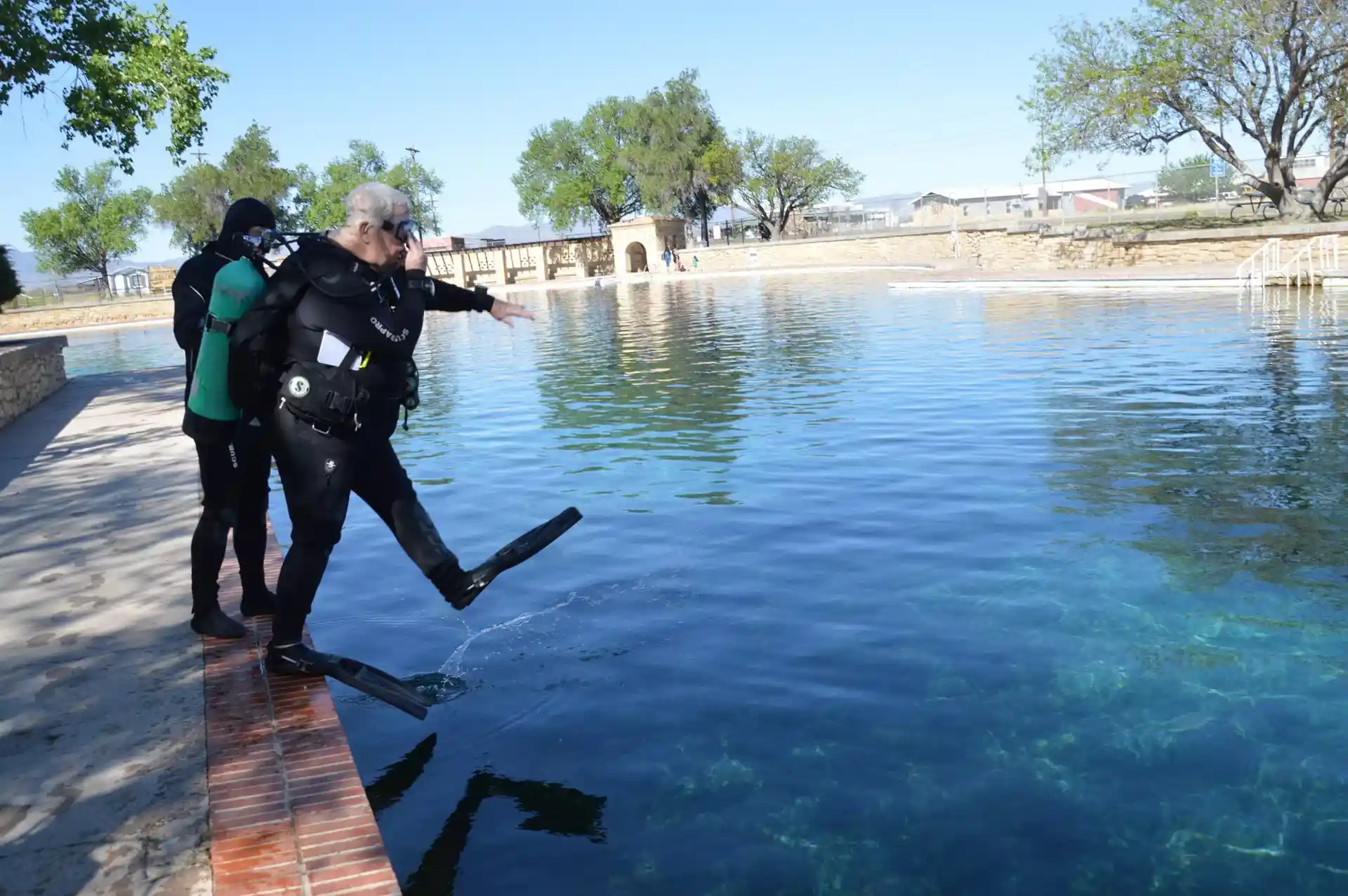 Giant Stride al Balmorhea State Park