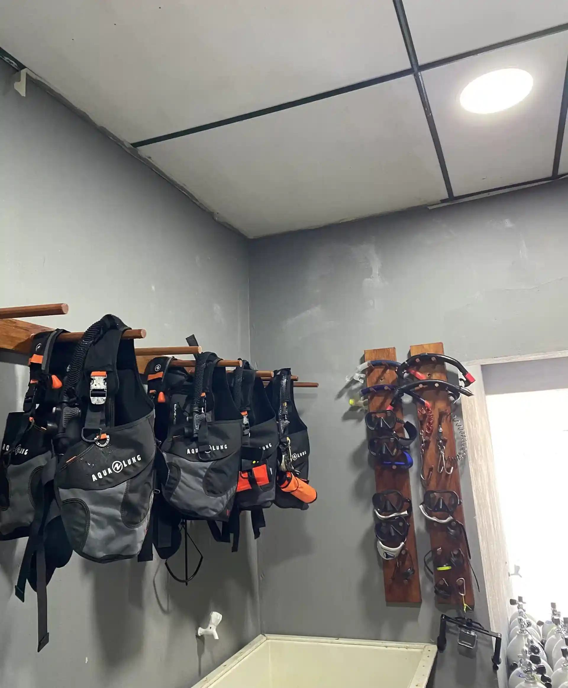 Photo du magasin de plongée