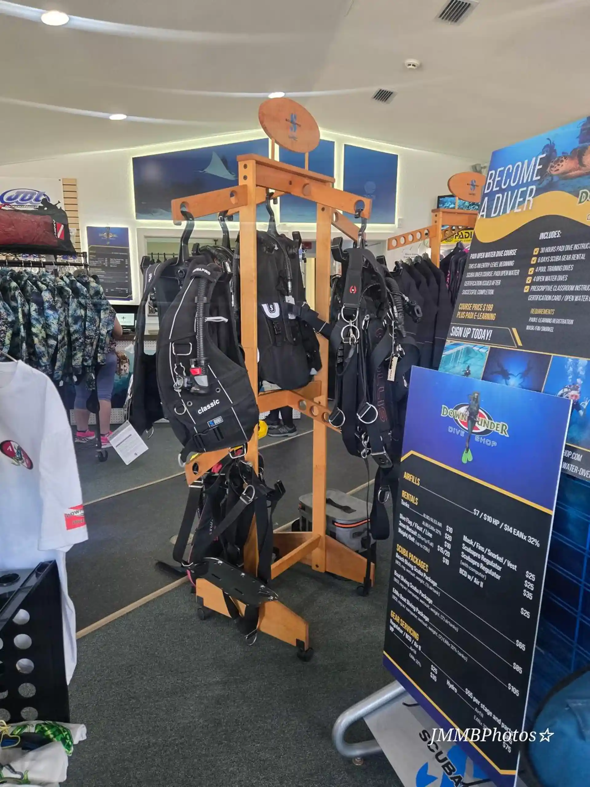 Dive shop photo