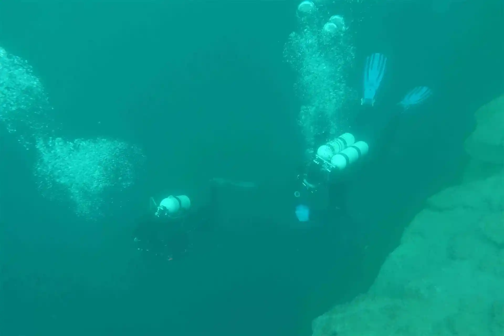 Foto des Tauchplatzes