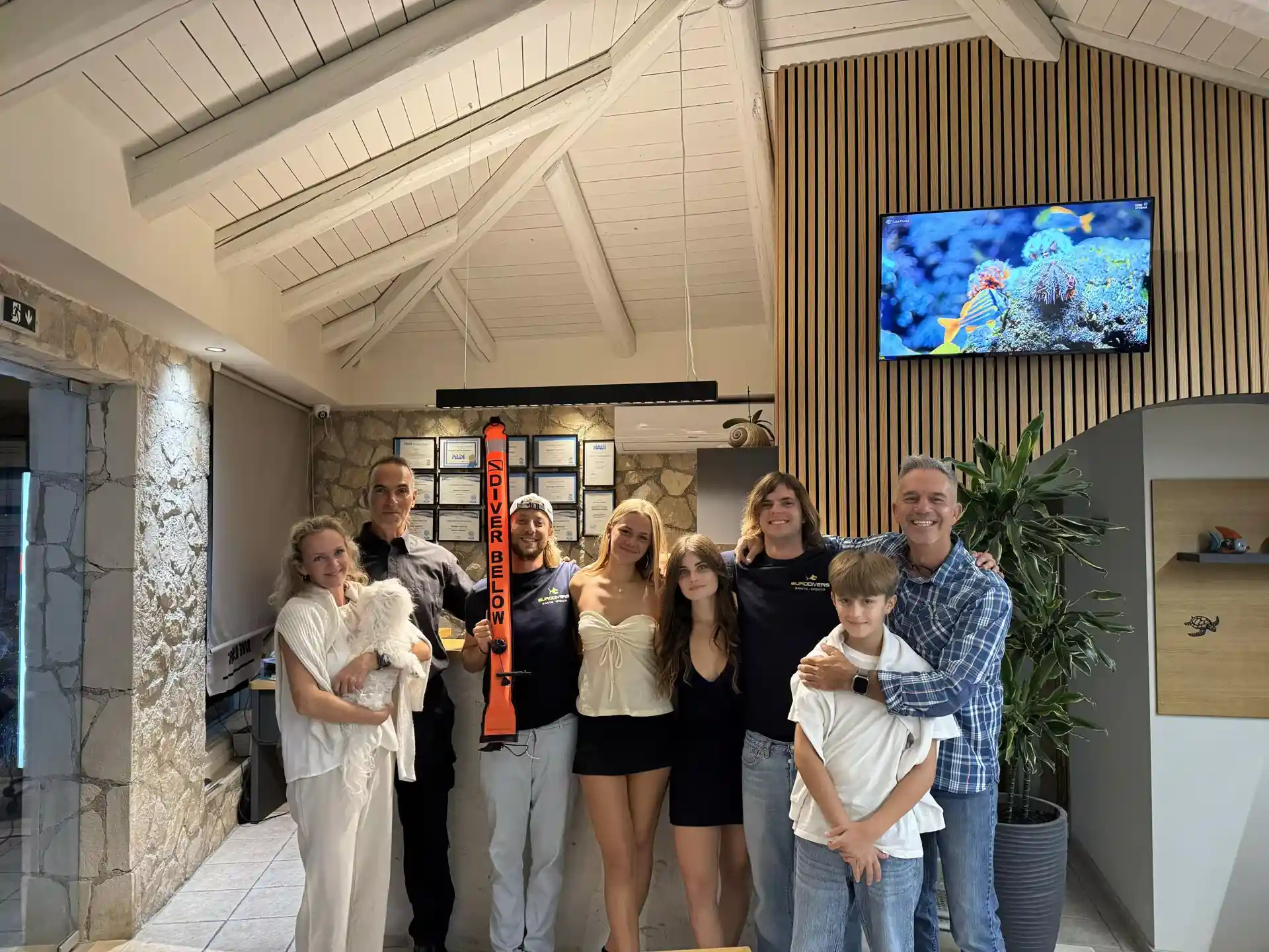 Photo du magasin de plongée