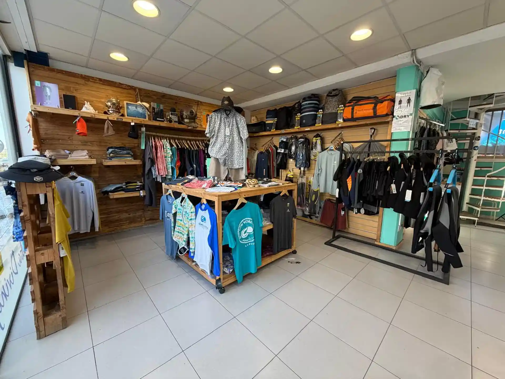 Photo du magasin de plongée