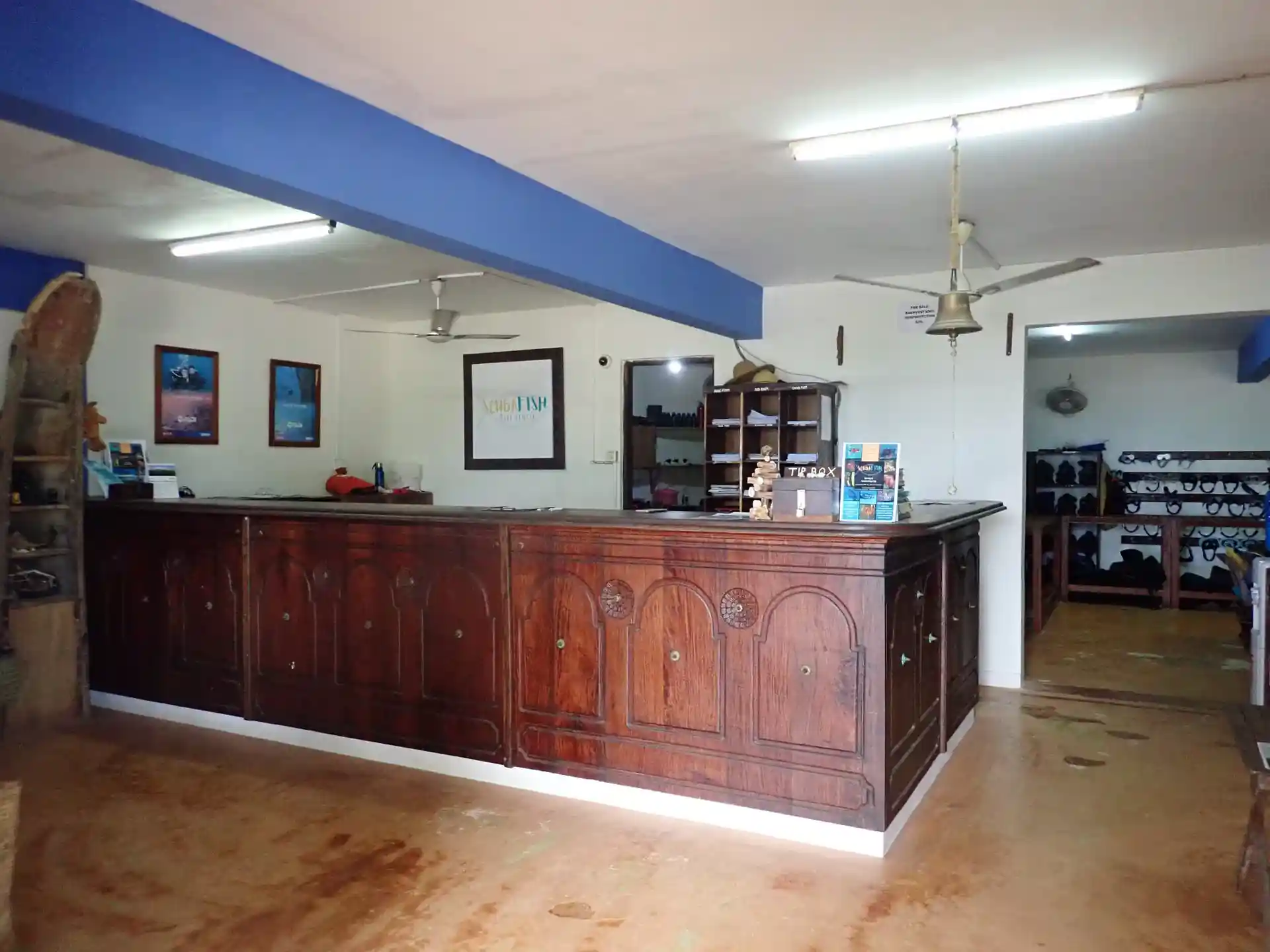 Foto de la tienda de buceo