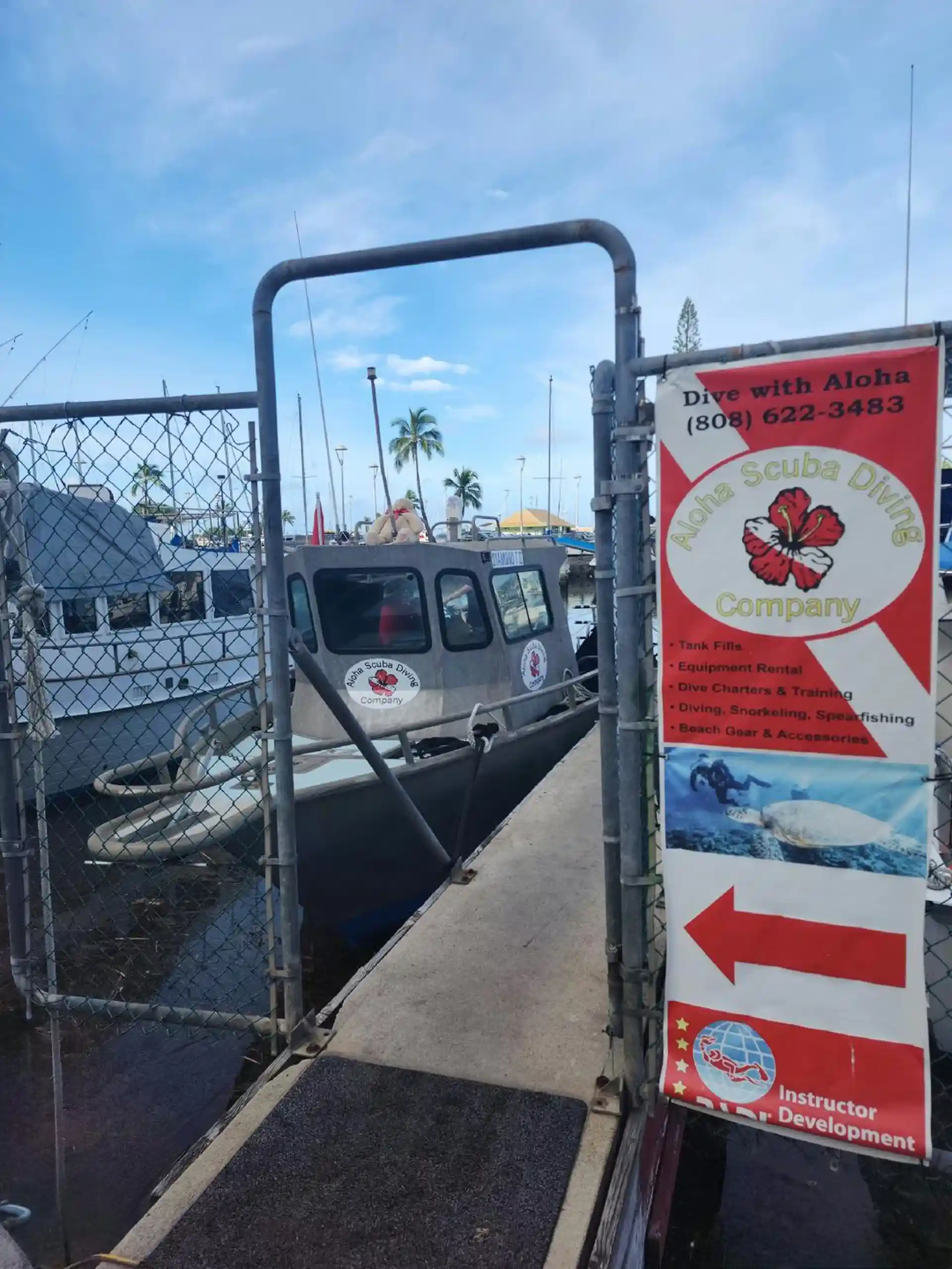 Foto de la tienda de buceo