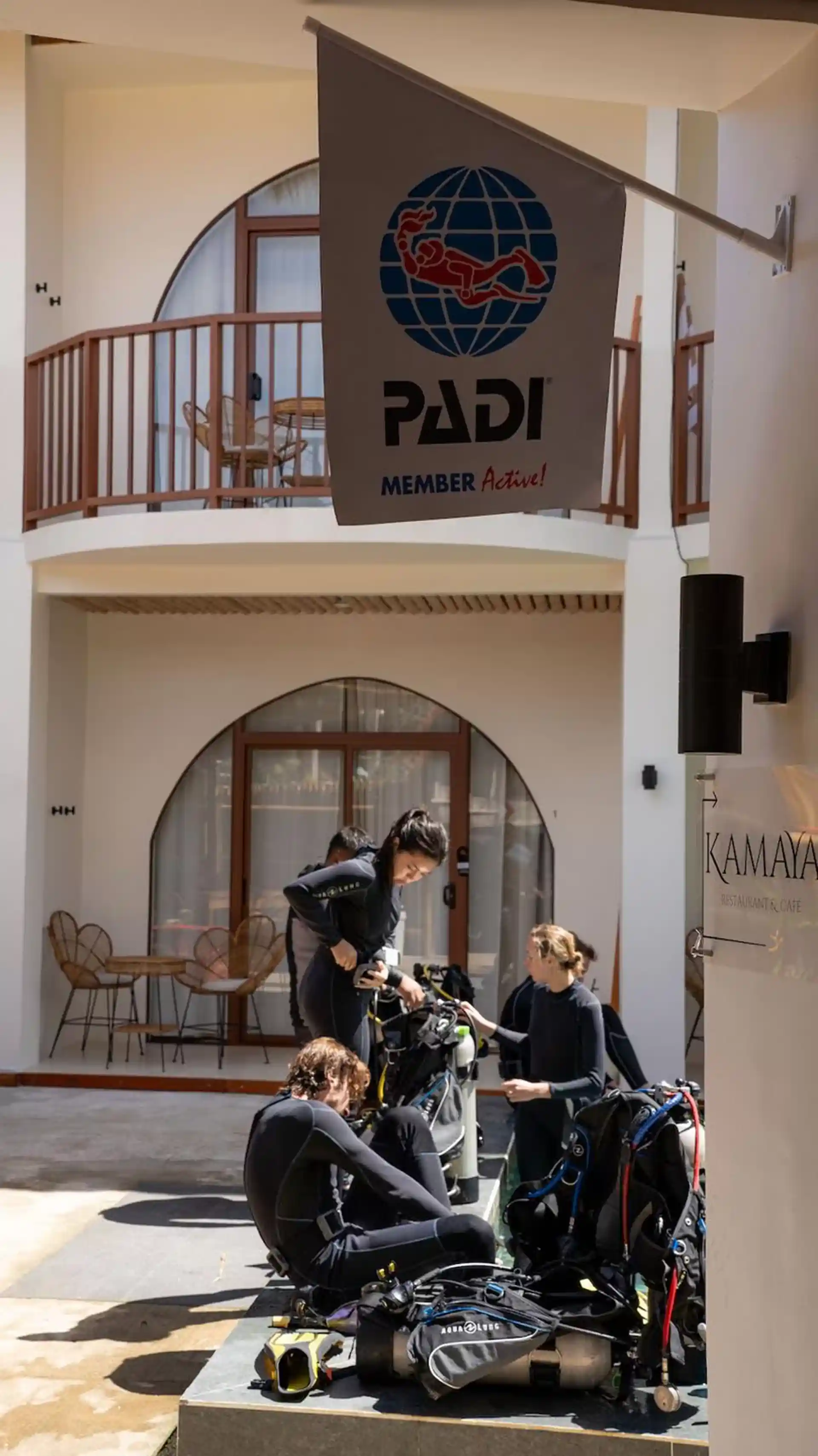 Preparing for the scuba dive courses
