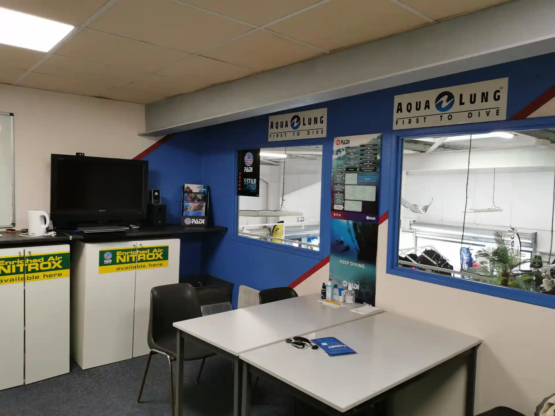 Photo du magasin de plongée