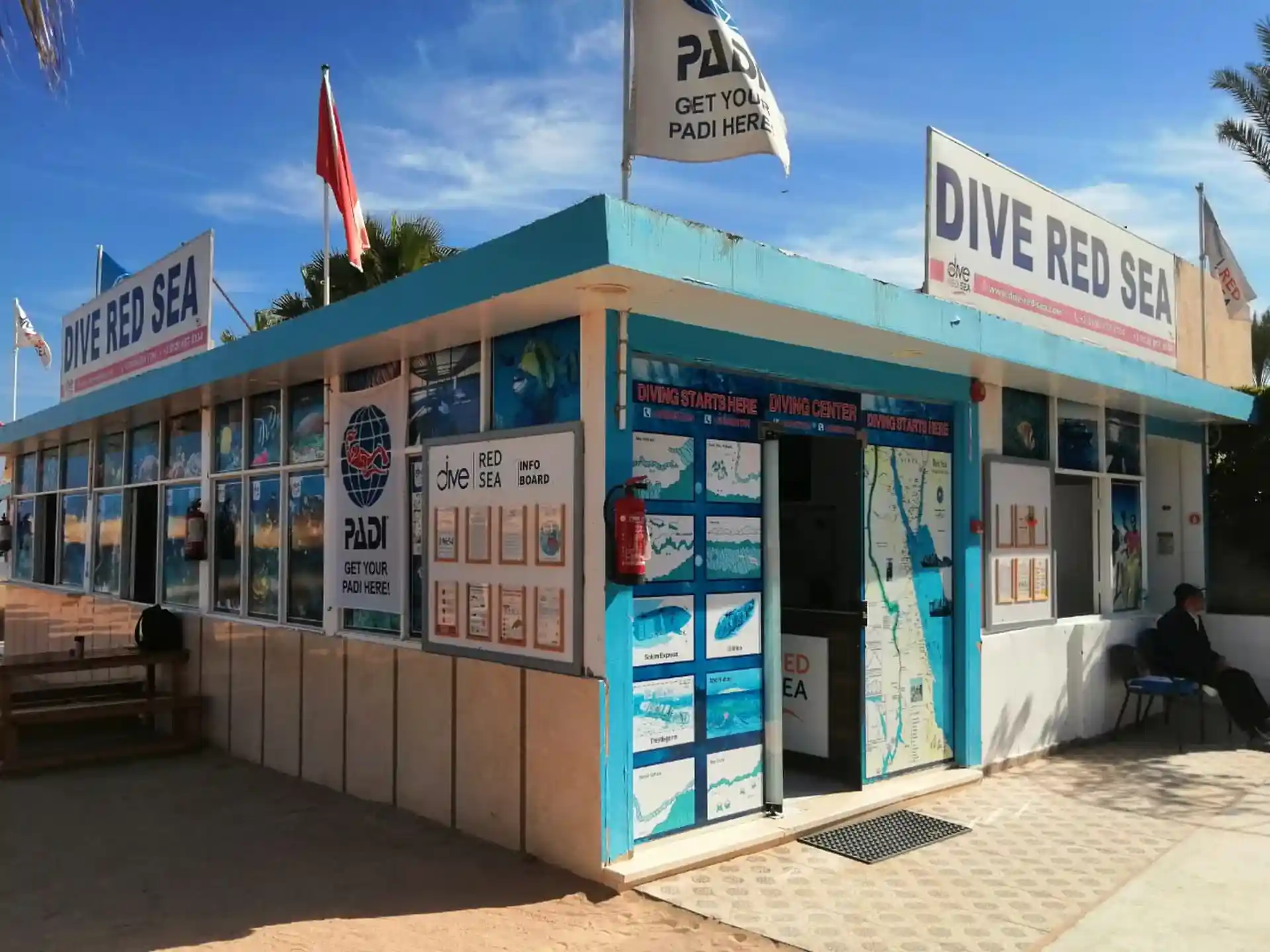 Photo du magasin de plongée