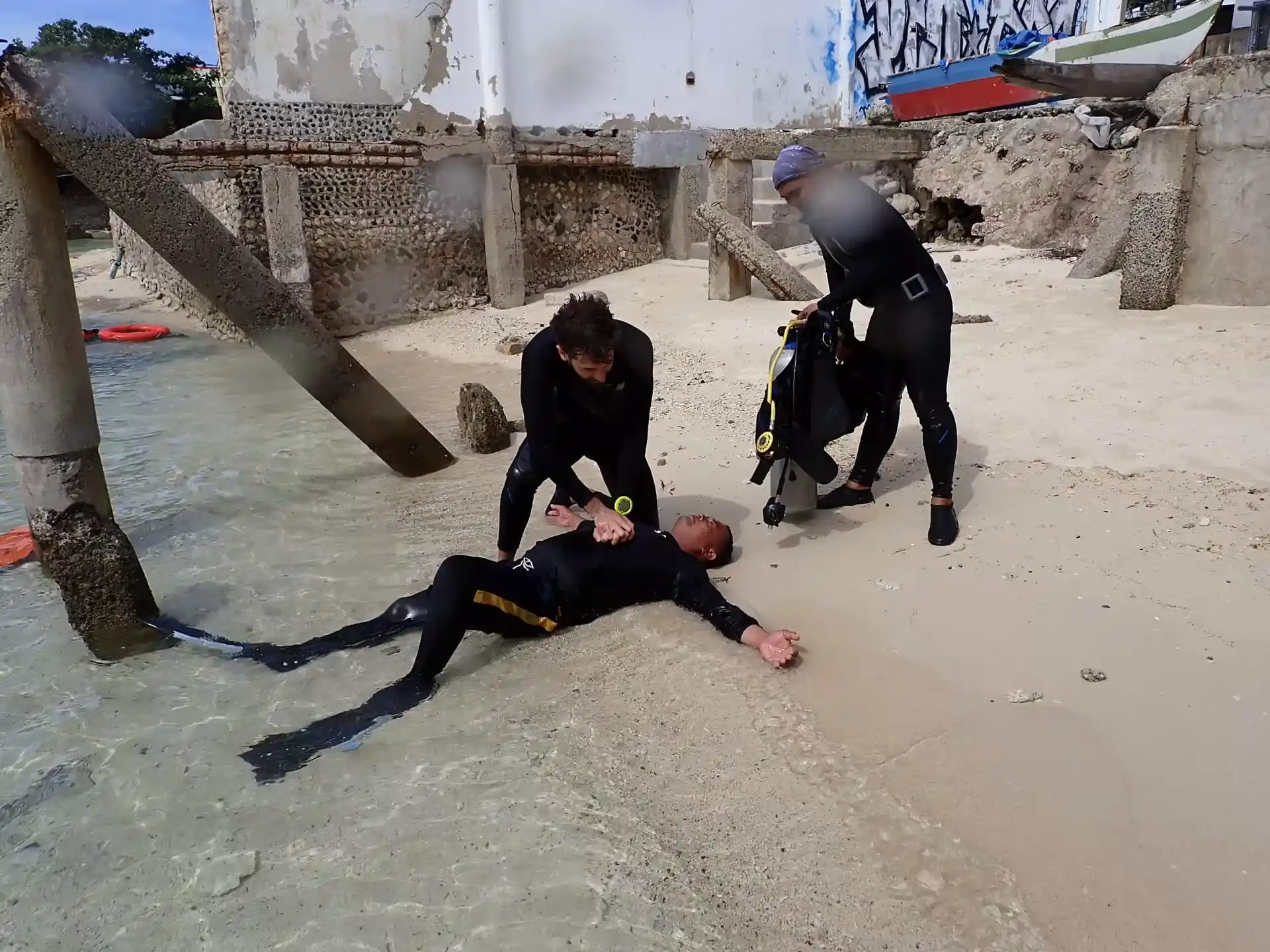 Hands-on CPR practice — building the confidence to respond when every second counts. Essential skills, real impact