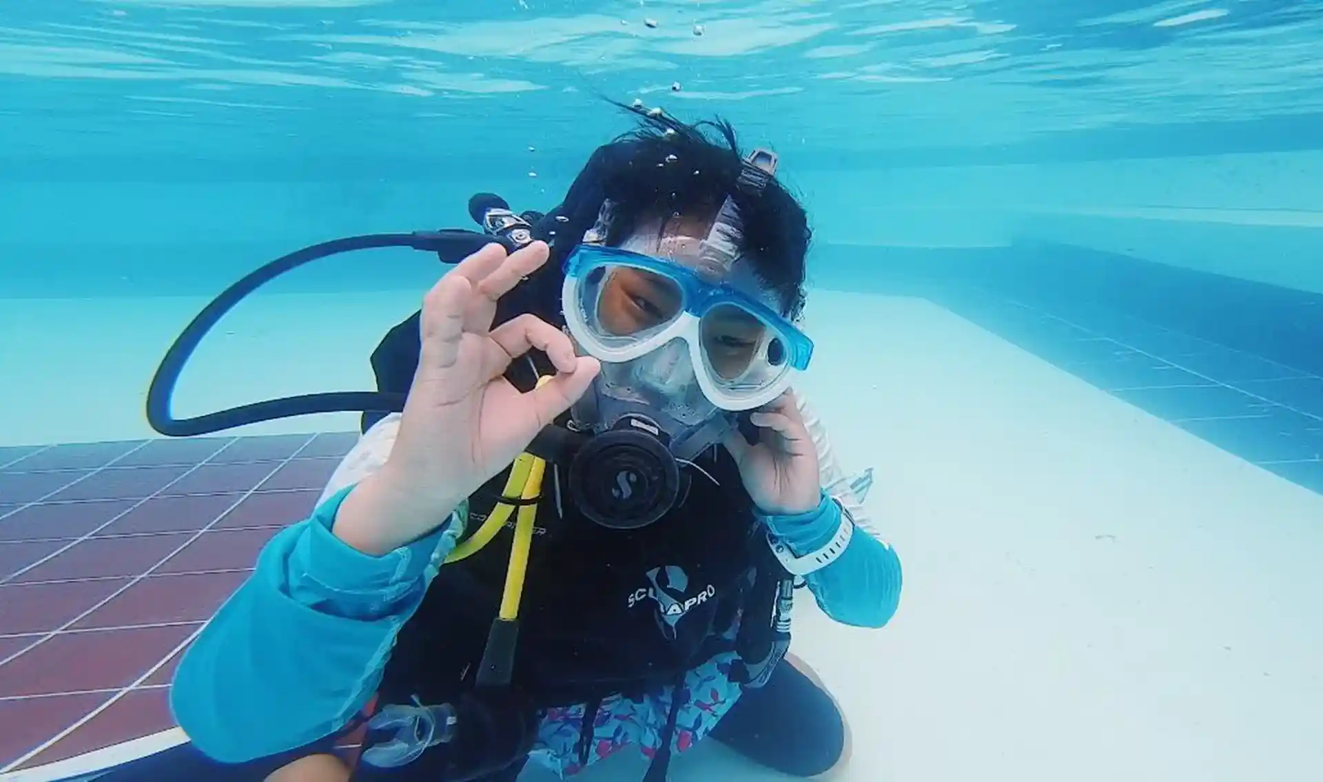 Full face mask adventure dive