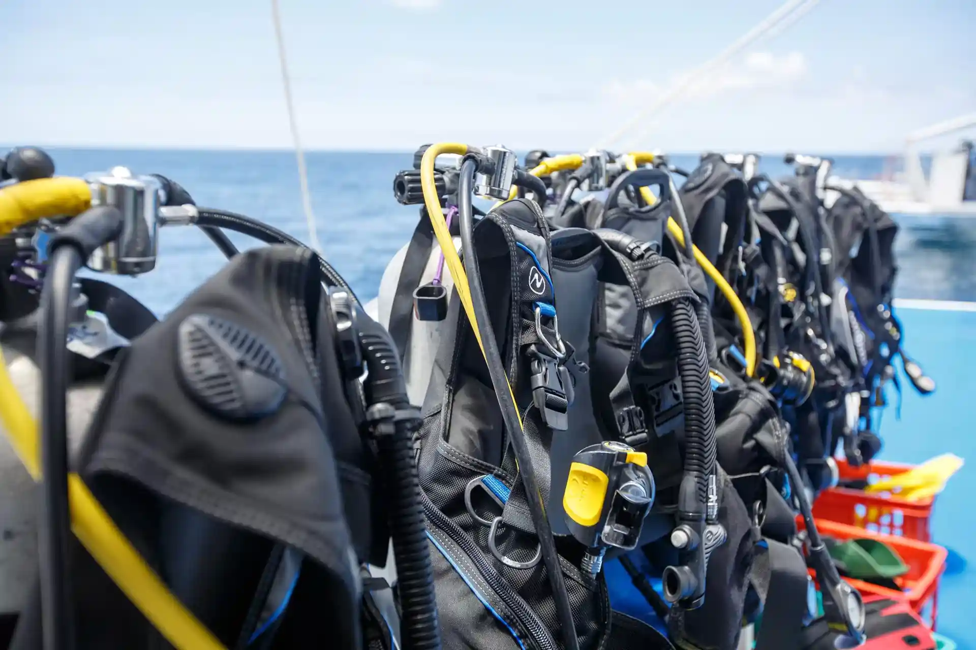 Equepments ready on our boat