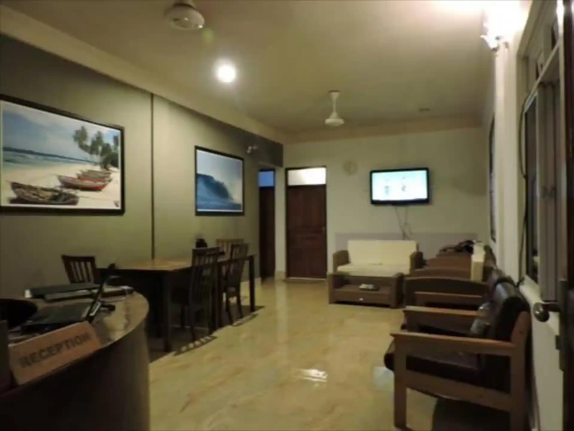 Guesthouse reception