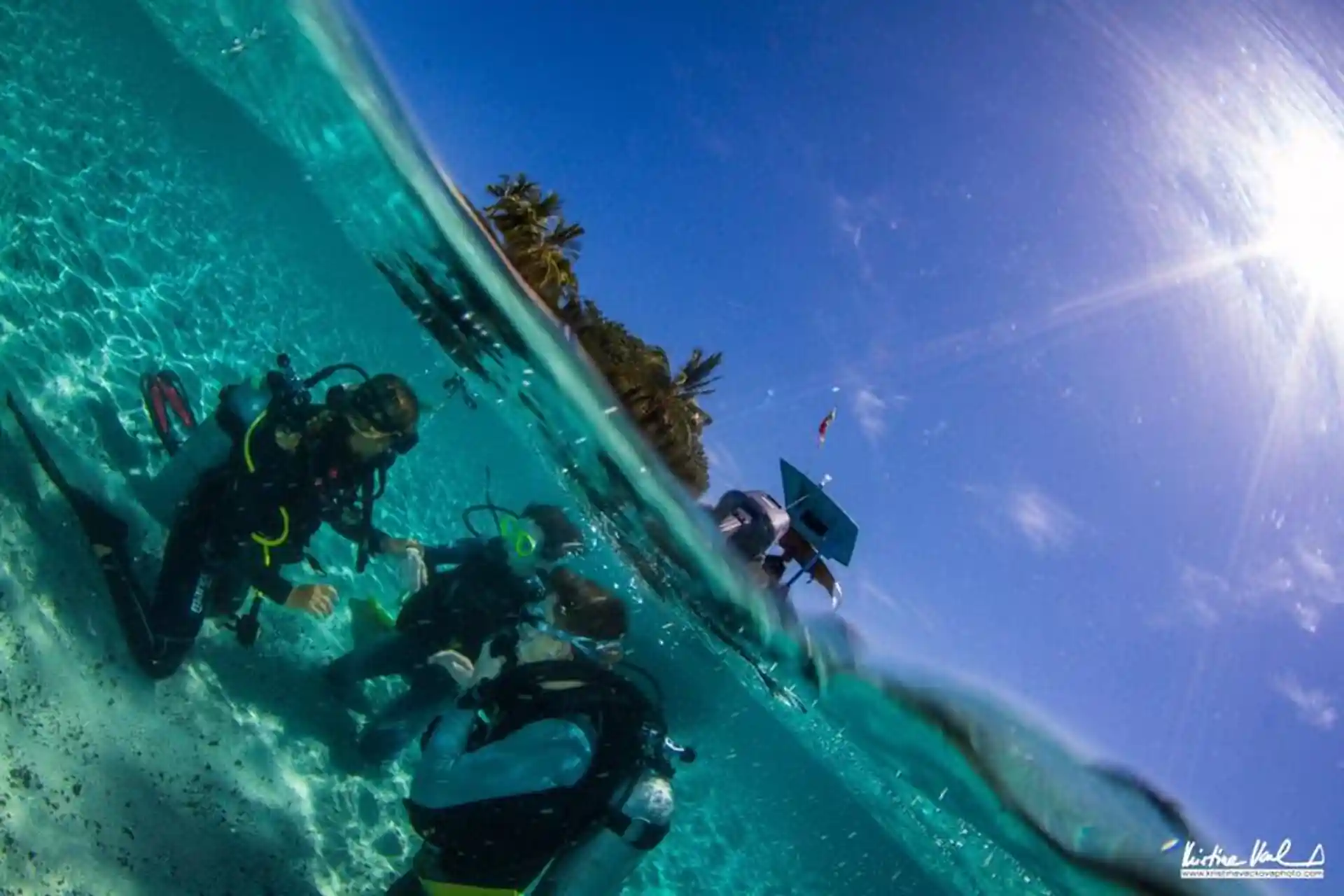 your adventure starts on shallow sand beaches with calm waters