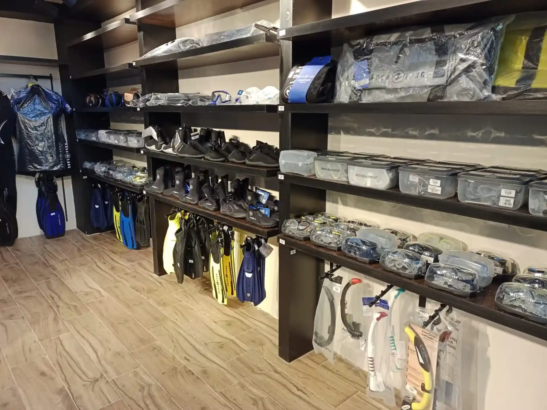 Photo du magasin de plongée