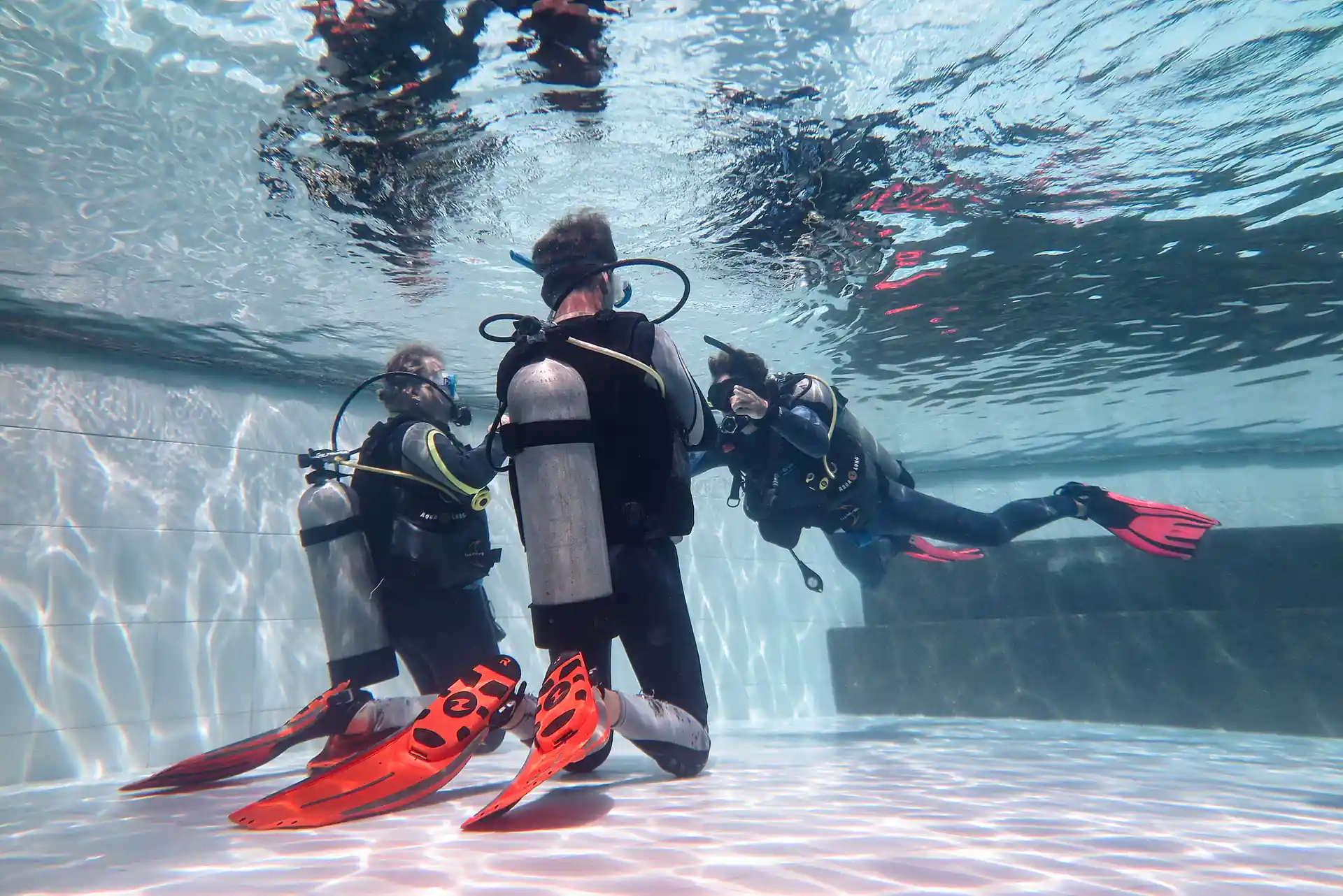 Take your first breaths underwater