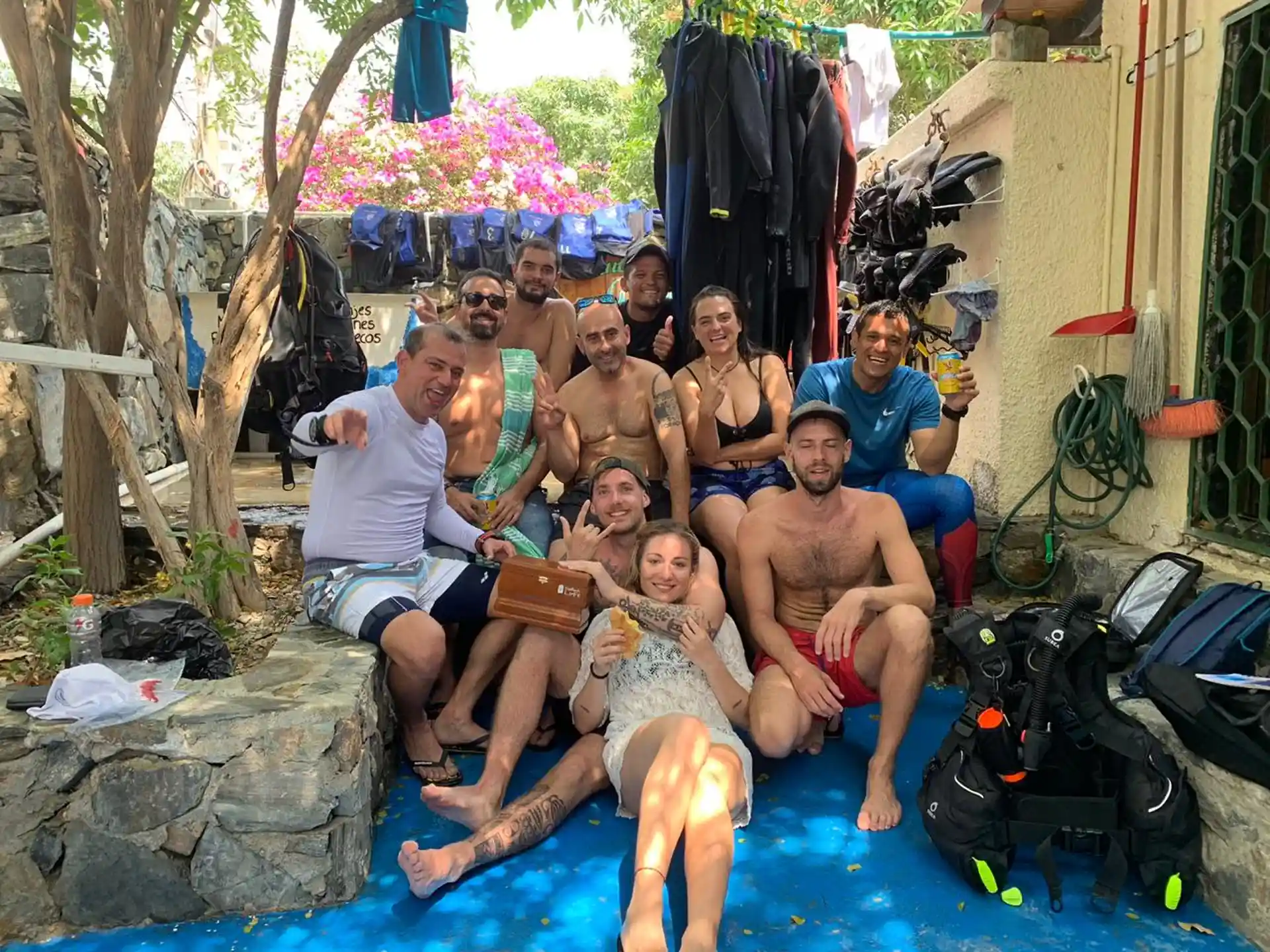 Foto de la tienda de buceo
