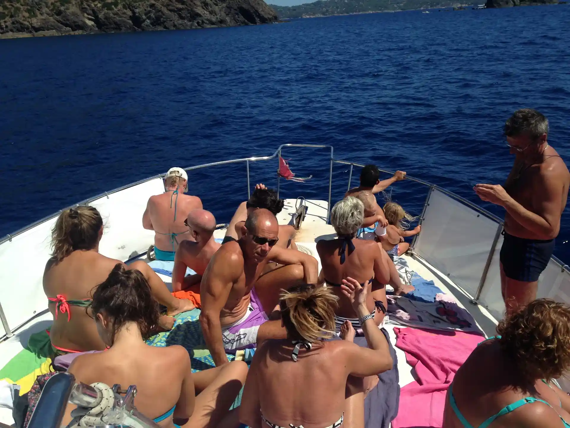 our happy customers on the way back.