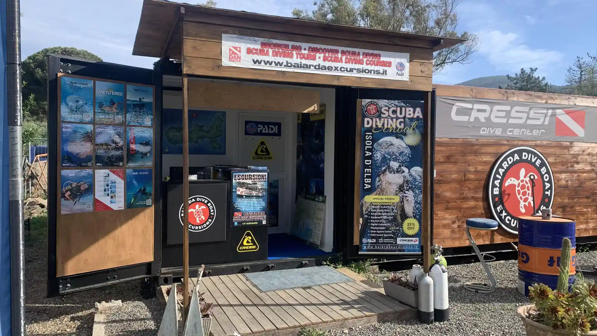 Dive shop photo
