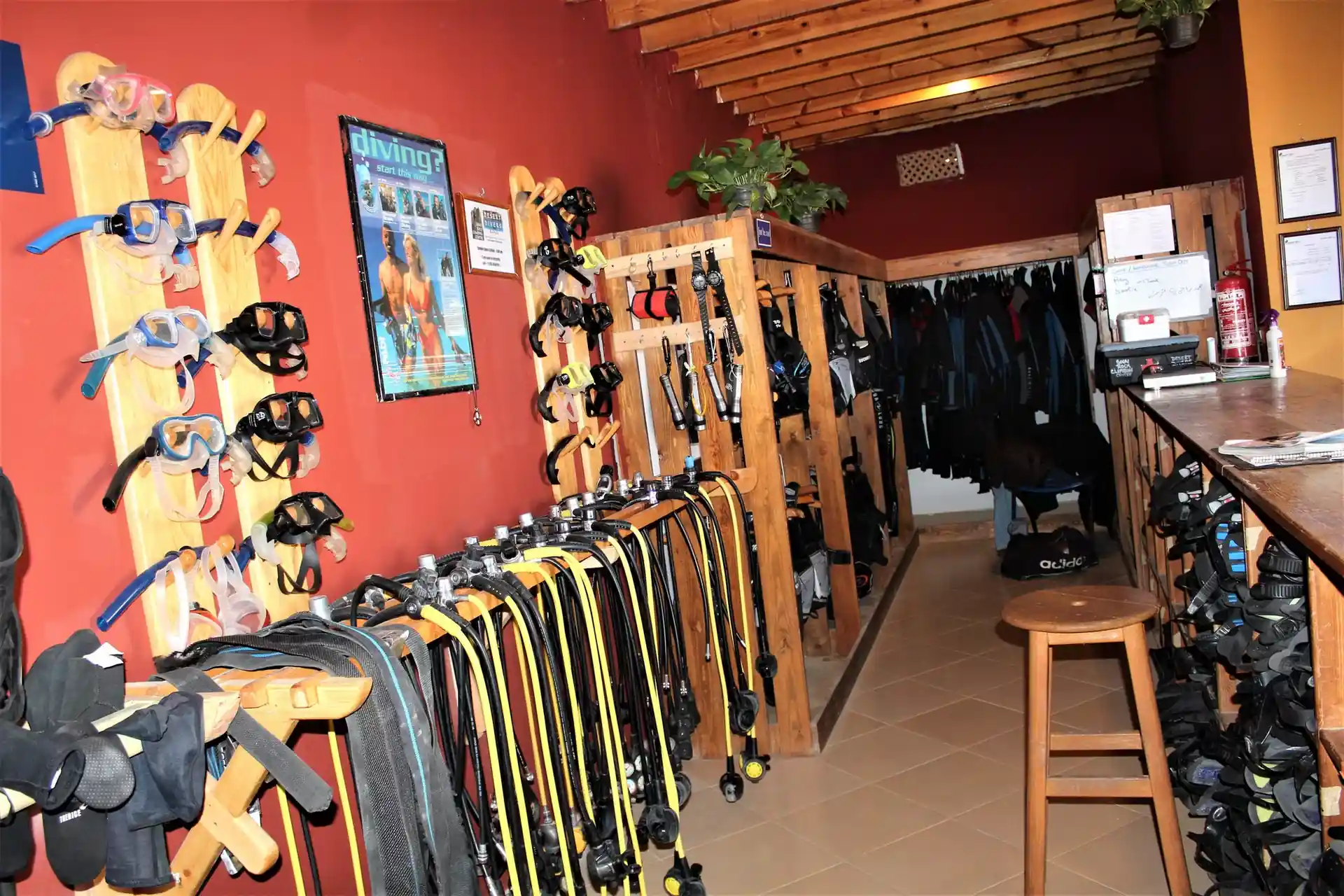 Dive shop photo
