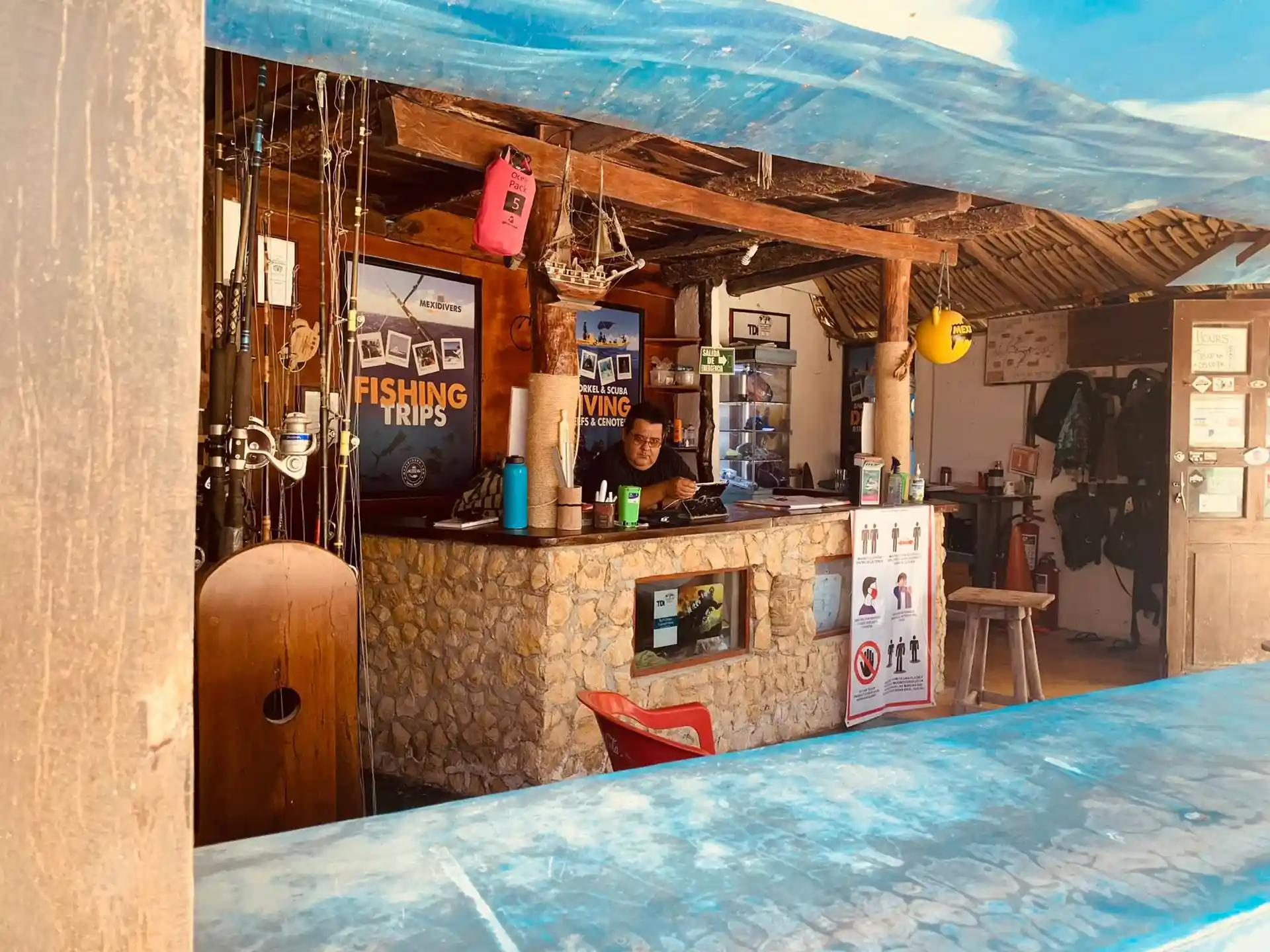 Dive shop photo