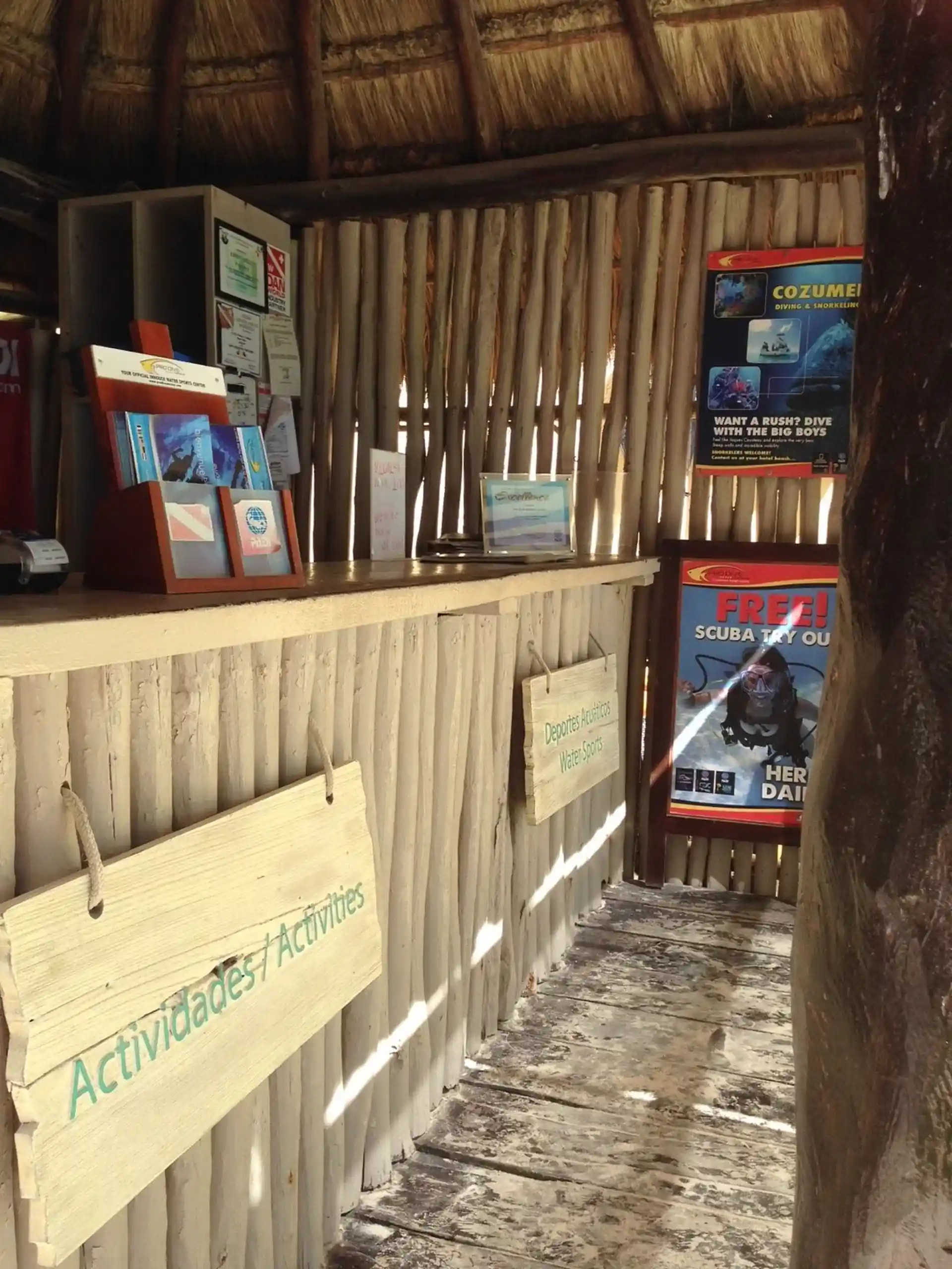 Foto de la tienda de buceo