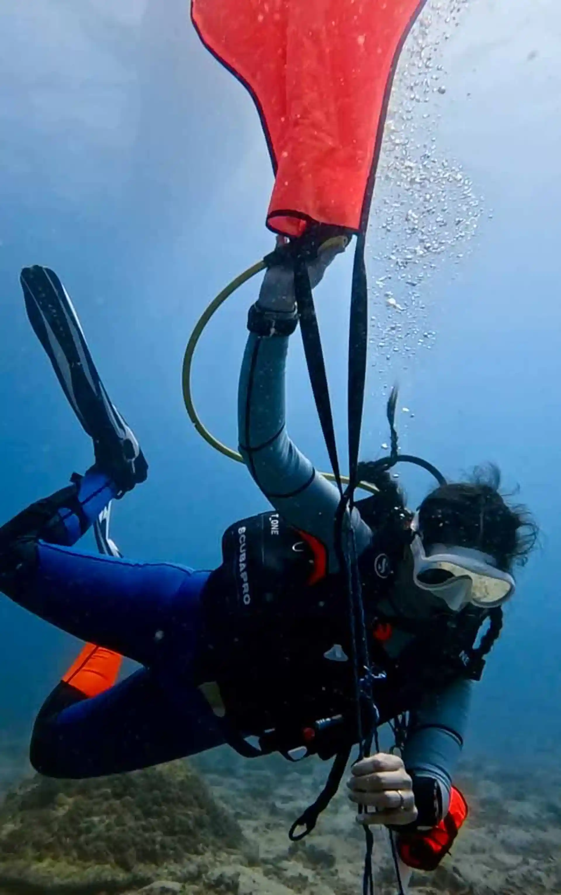 Liftbag Training in Divemaster Course
