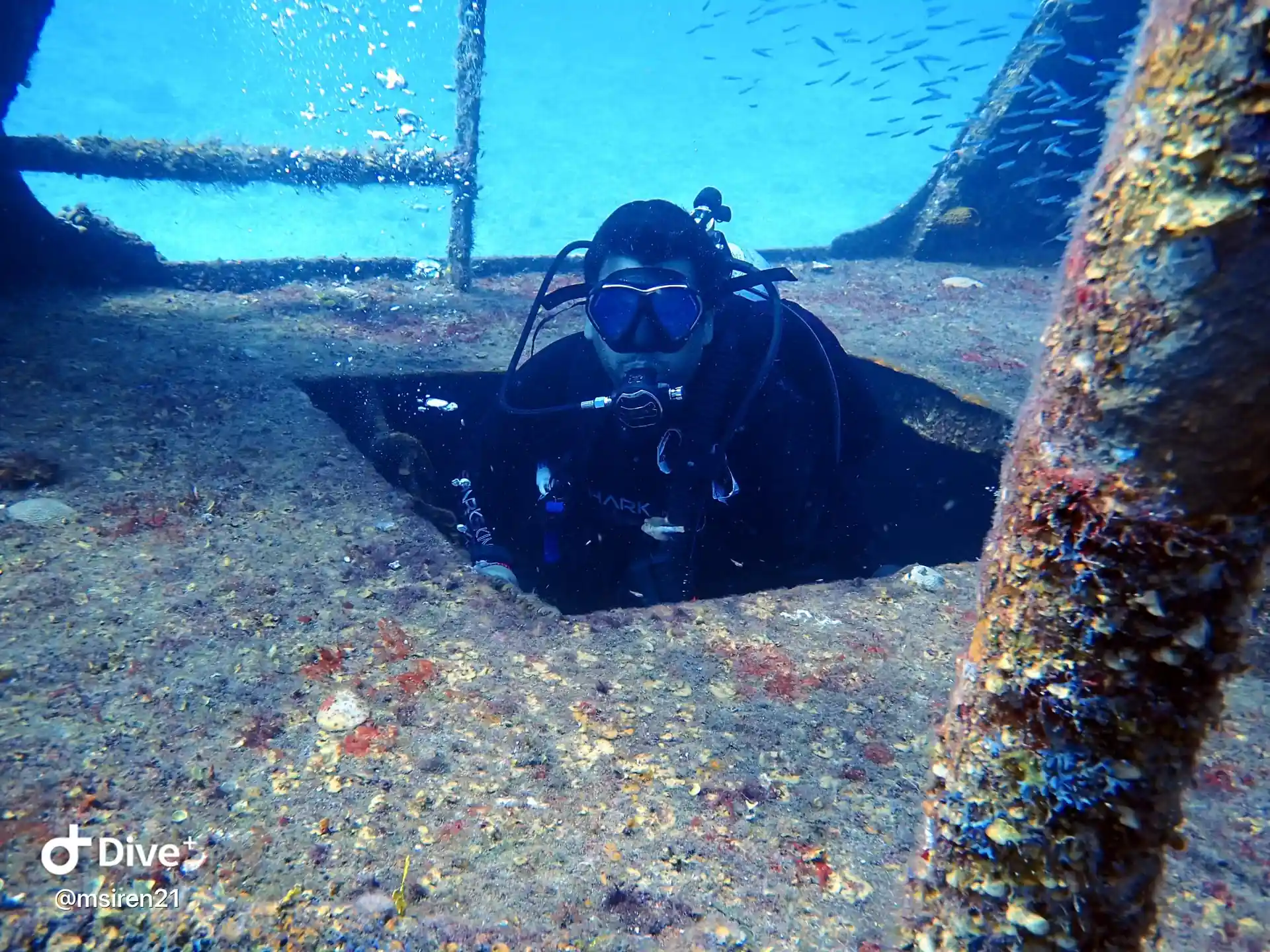 One of your Advanced PADI course could be an exciting wreck dive !!