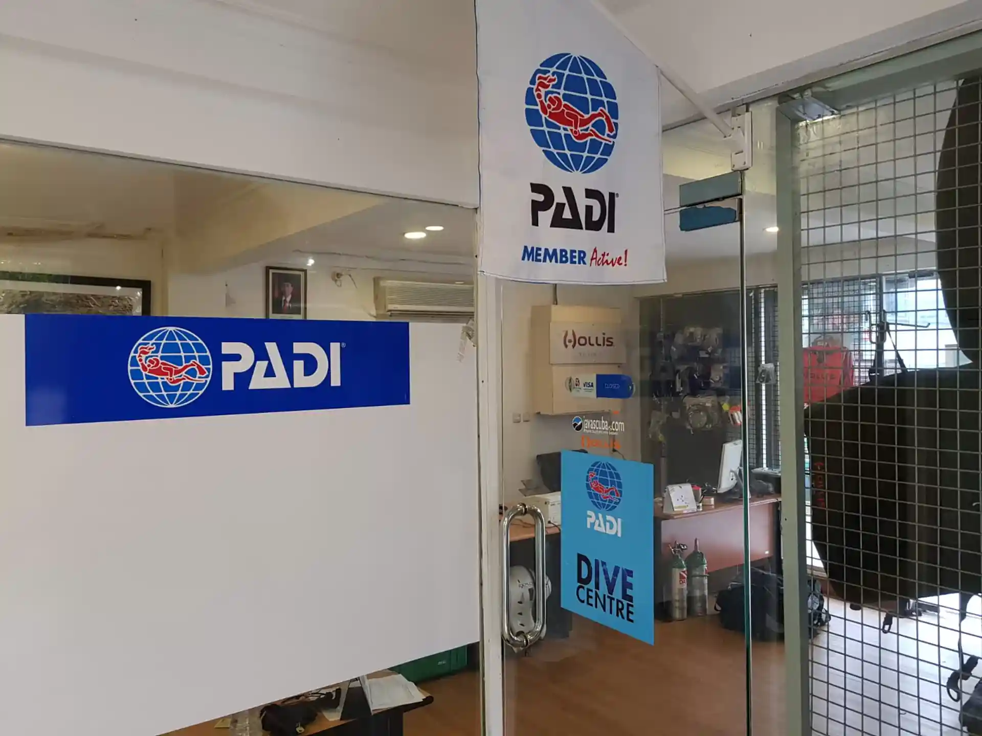 Photo du magasin de plongée
