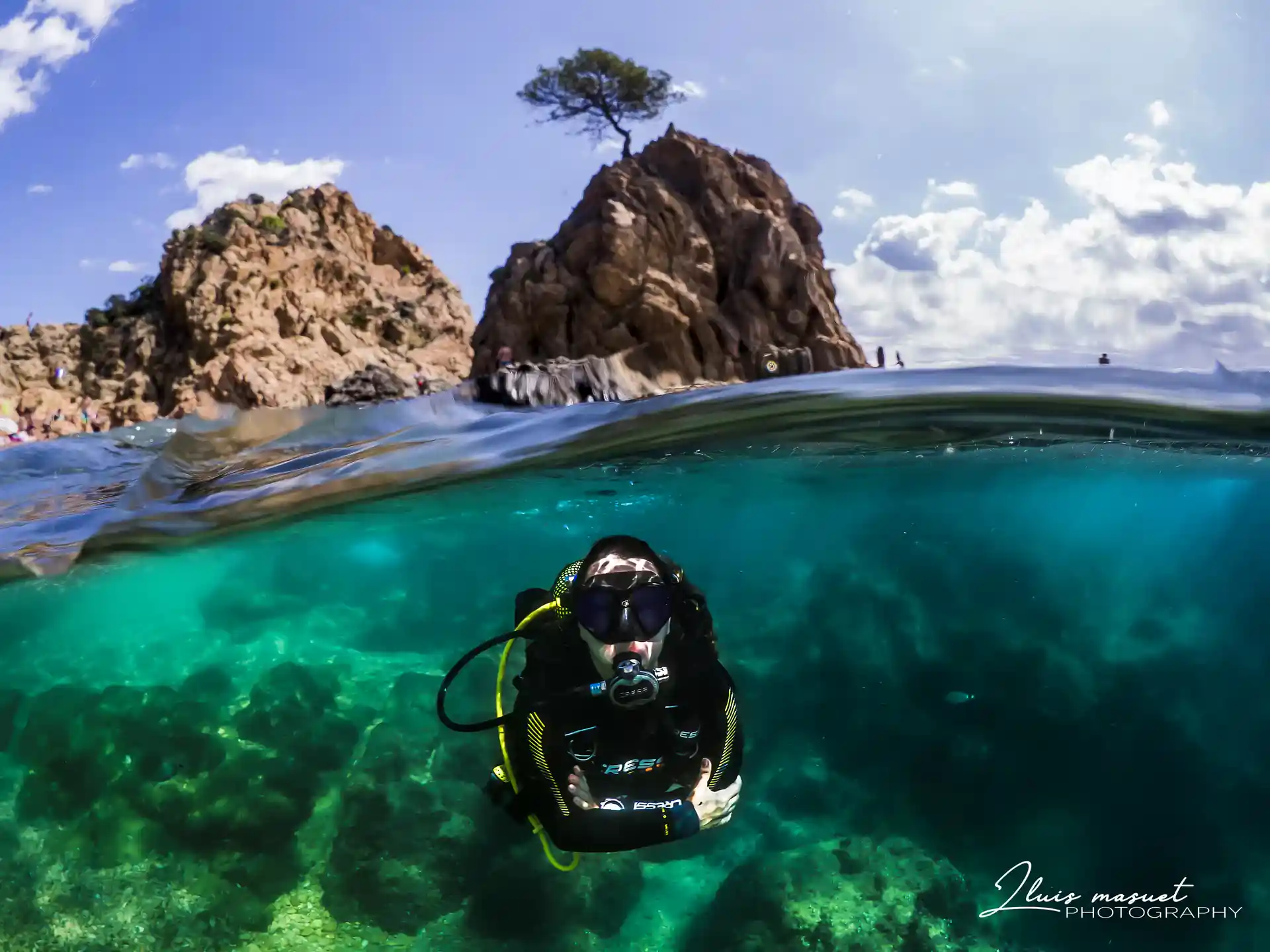 Mar Menuda in Tossa de Mar is one of the most beautiful dive sites in Costa Brava