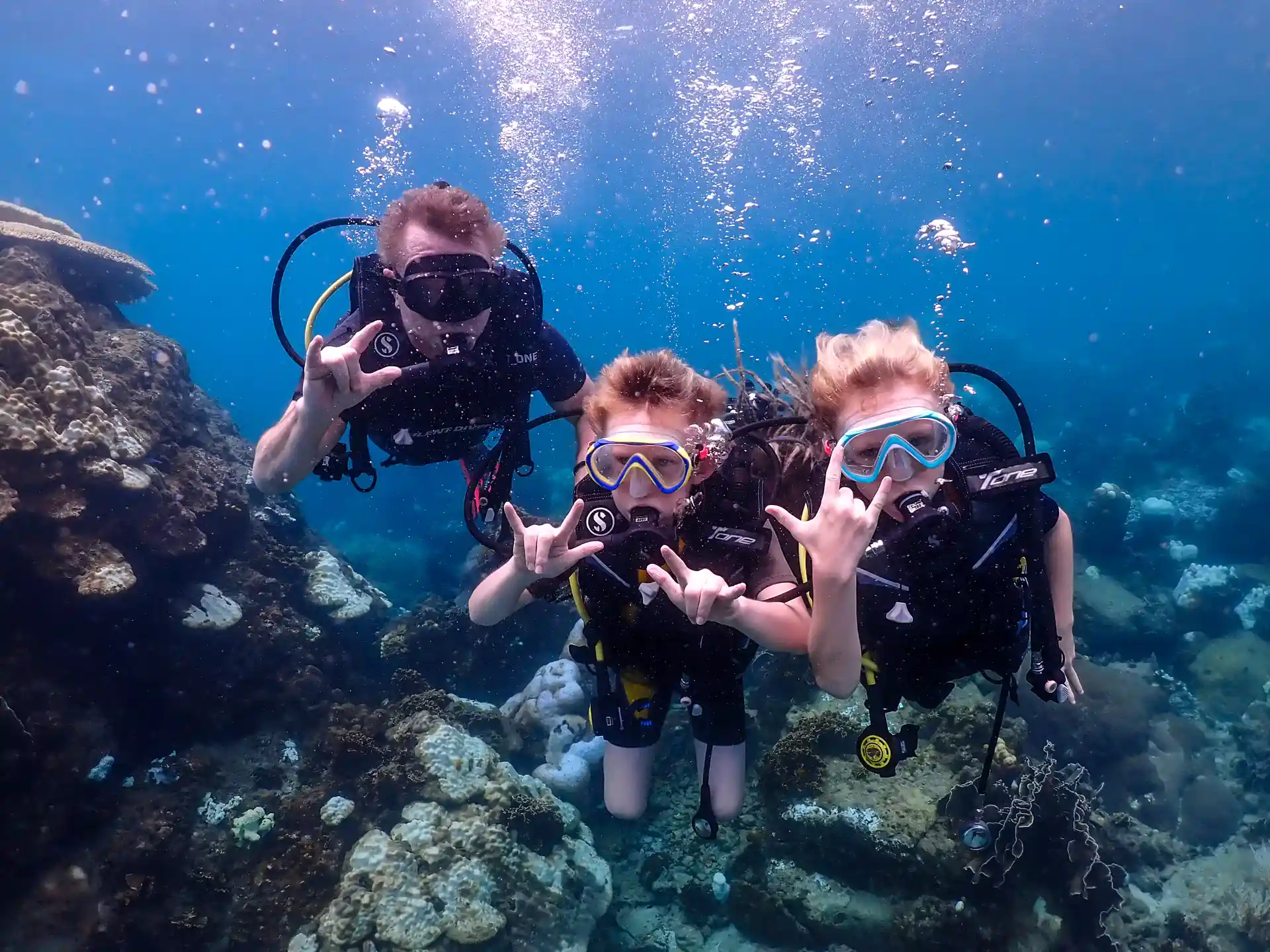 Scuba diving is suitable for anyone from 10 years of age and up