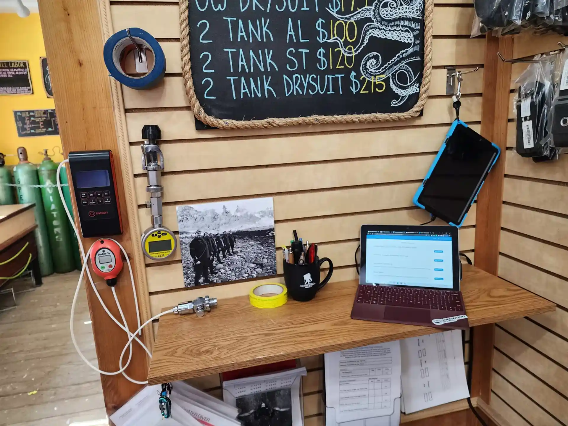 Dive shop photo