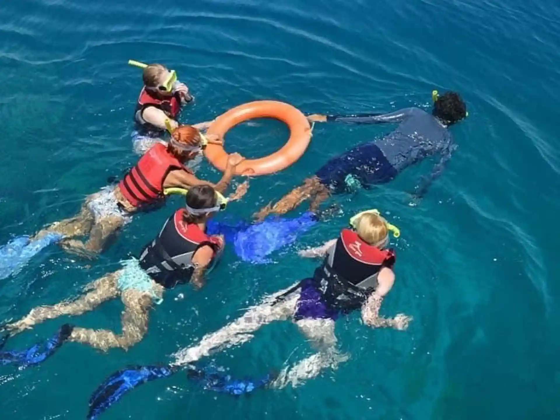 Snorkeling around Pharoah's Island, Taba, South Sinai, Egypt