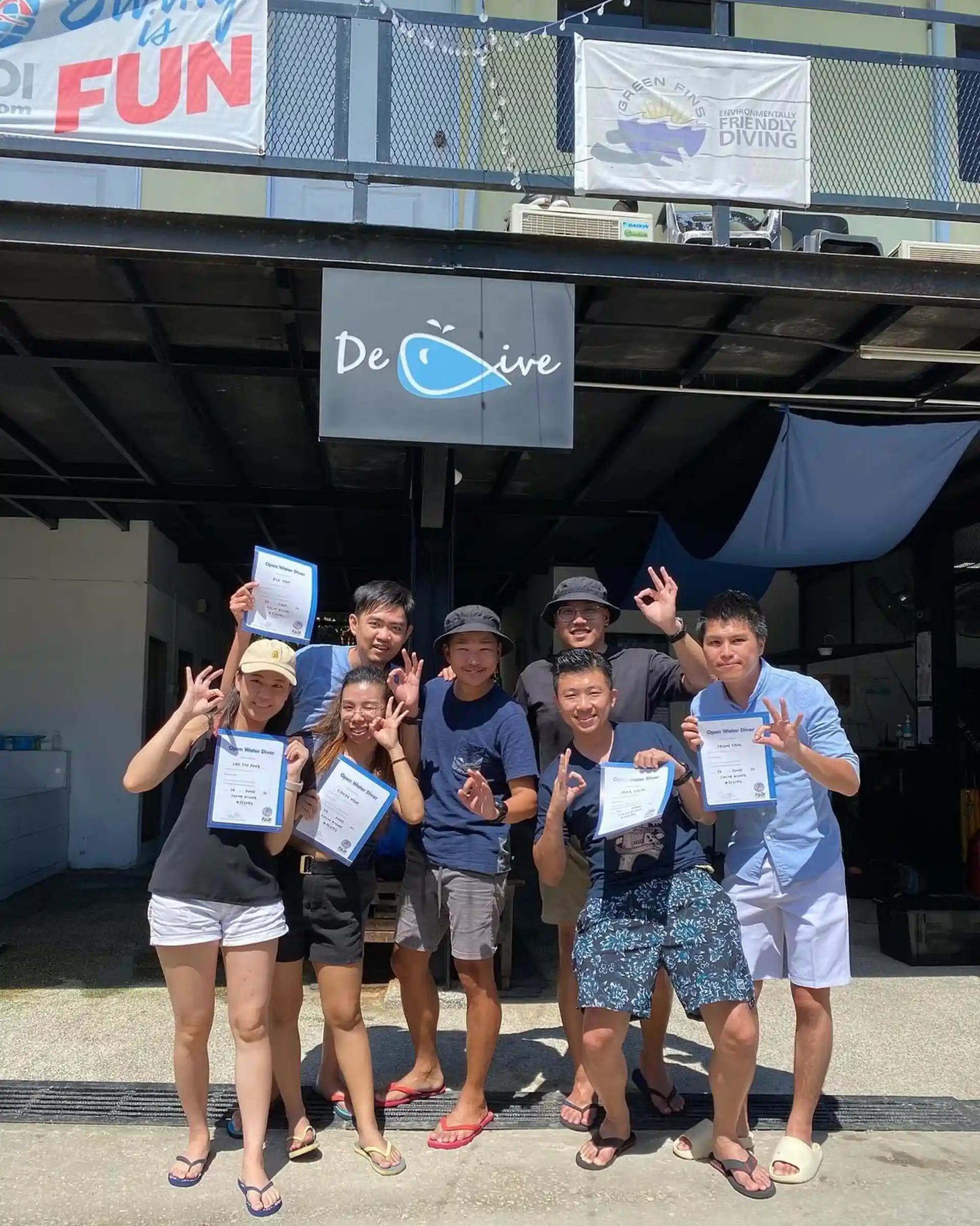 Dive shop photo