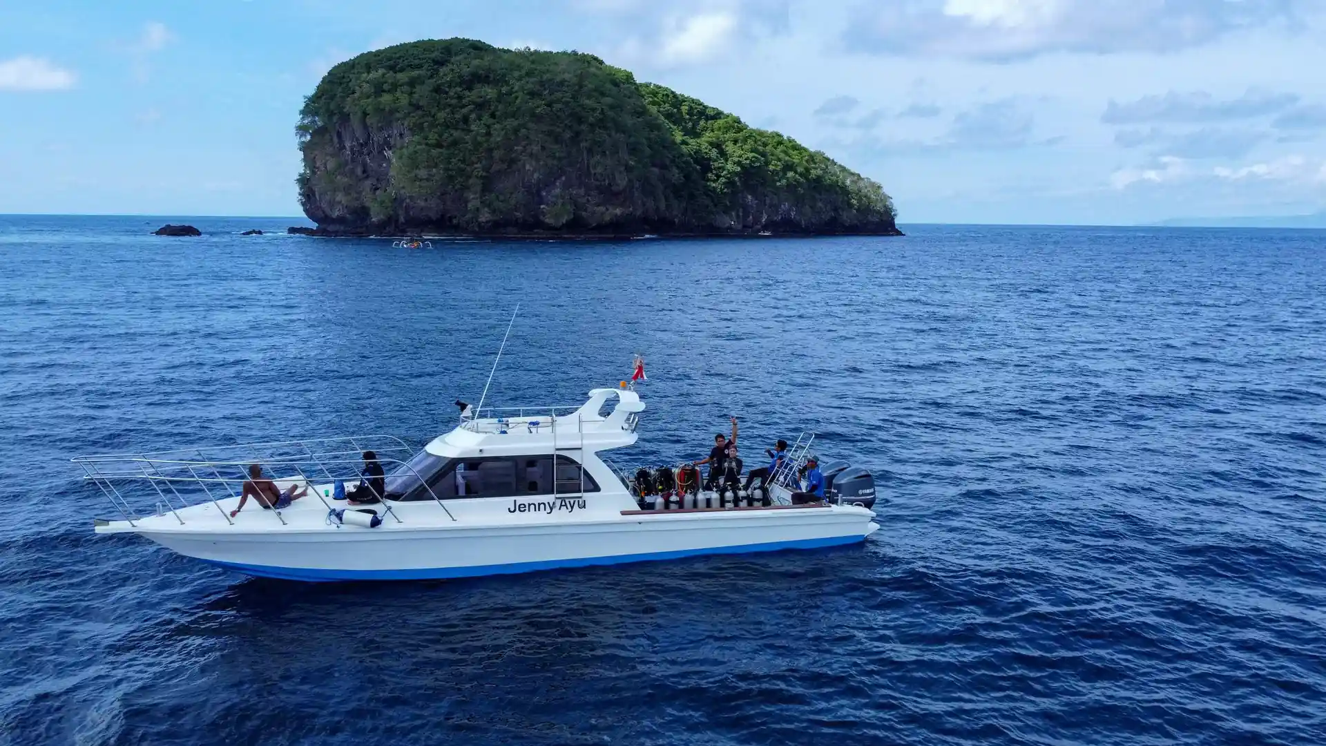 Our speedboat Jenny Ayu
