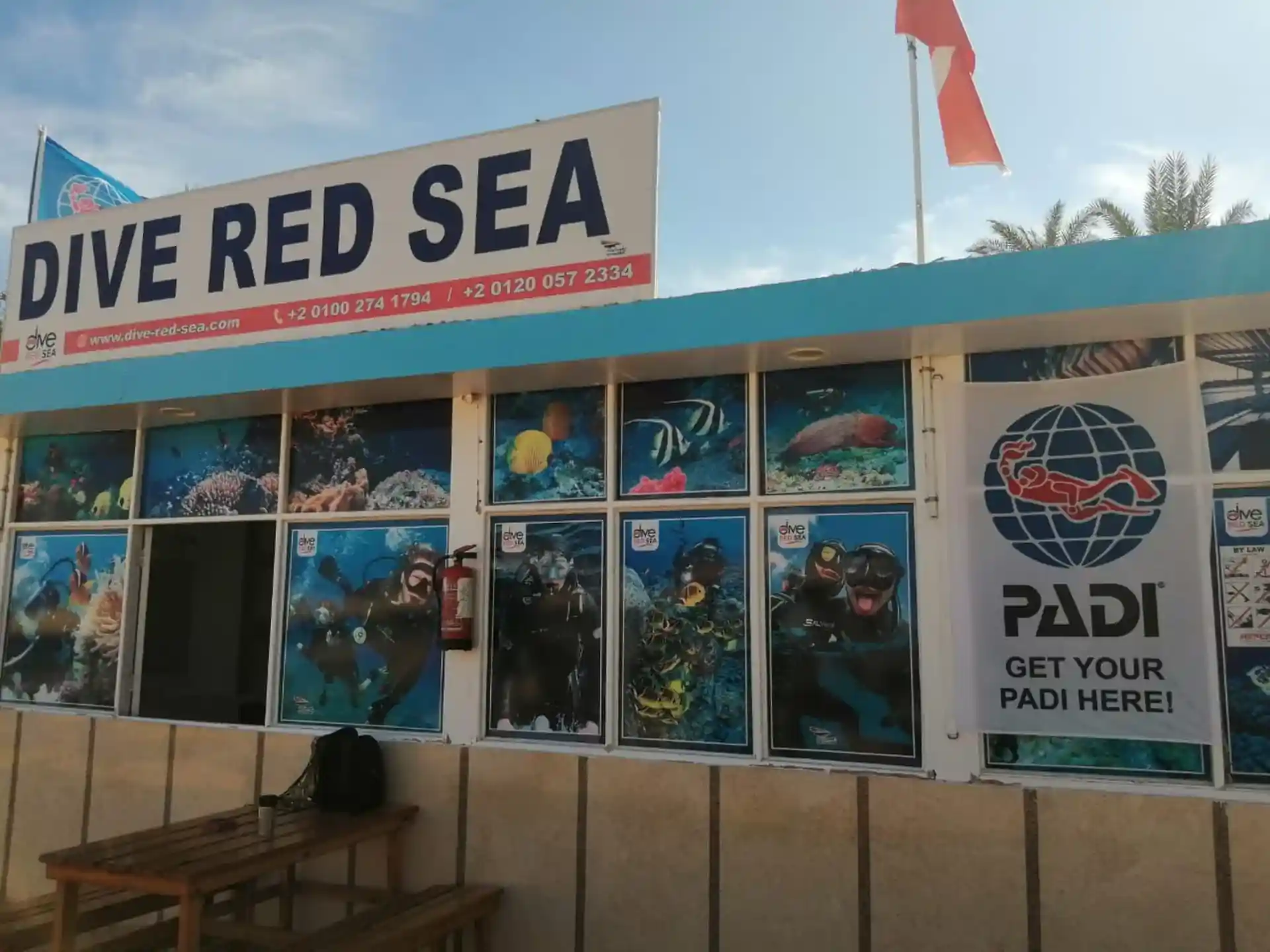 Photo du magasin de plongée