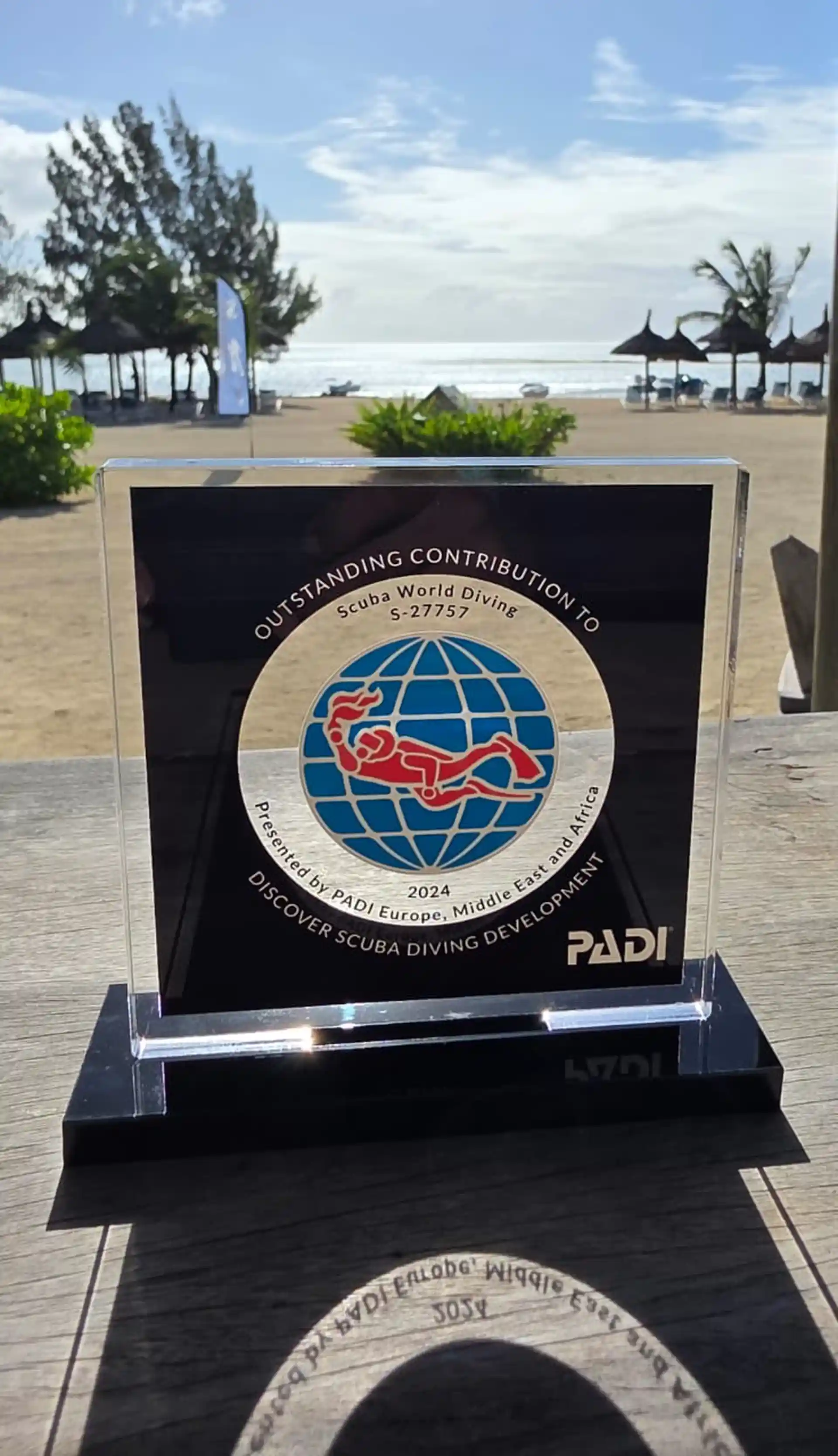 Outstanding contribution for our PADI Discover Scuba Diving Experience.